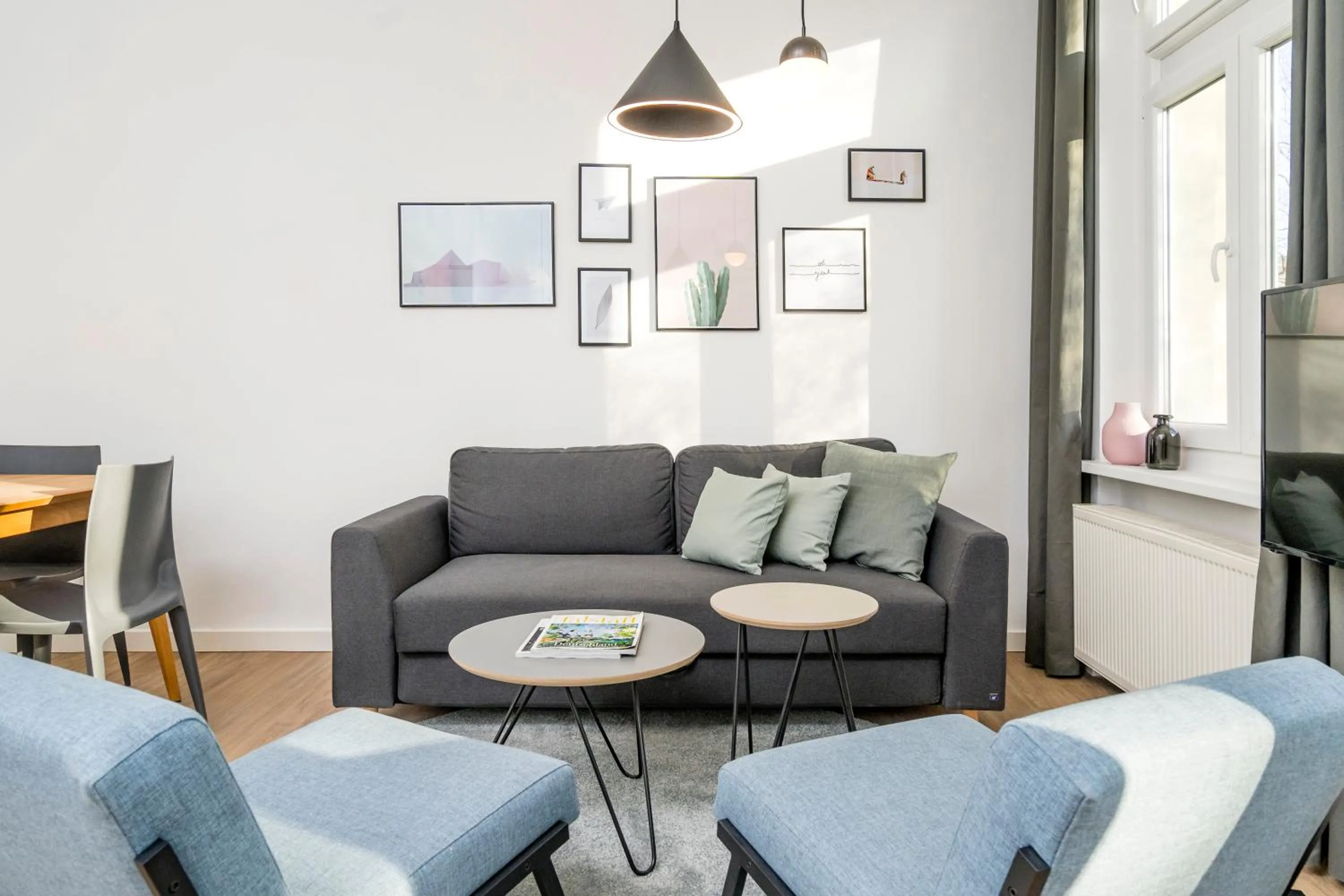 Living room in BENSIMON apartments Mitte/Wedding