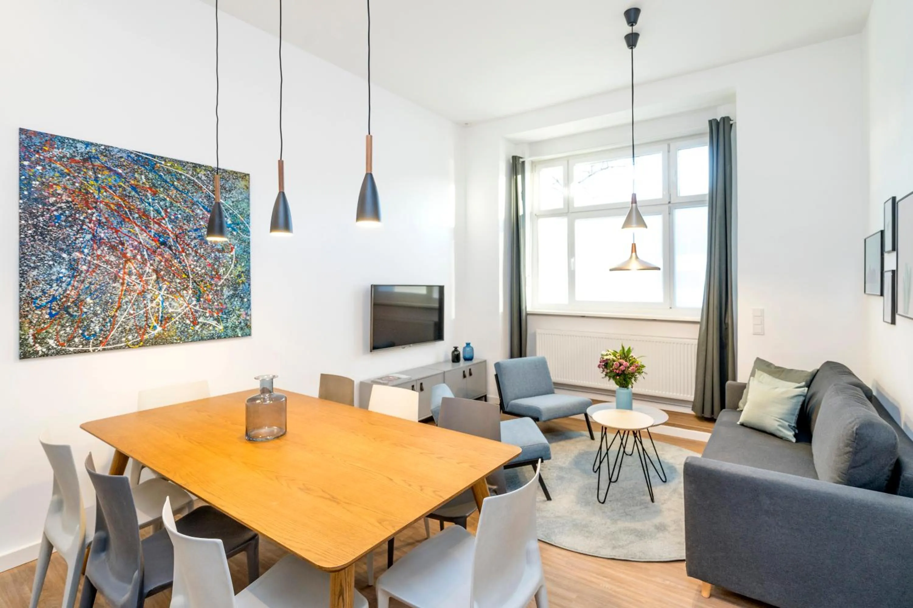 Living room in BENSIMON apartments Mitte/Wedding