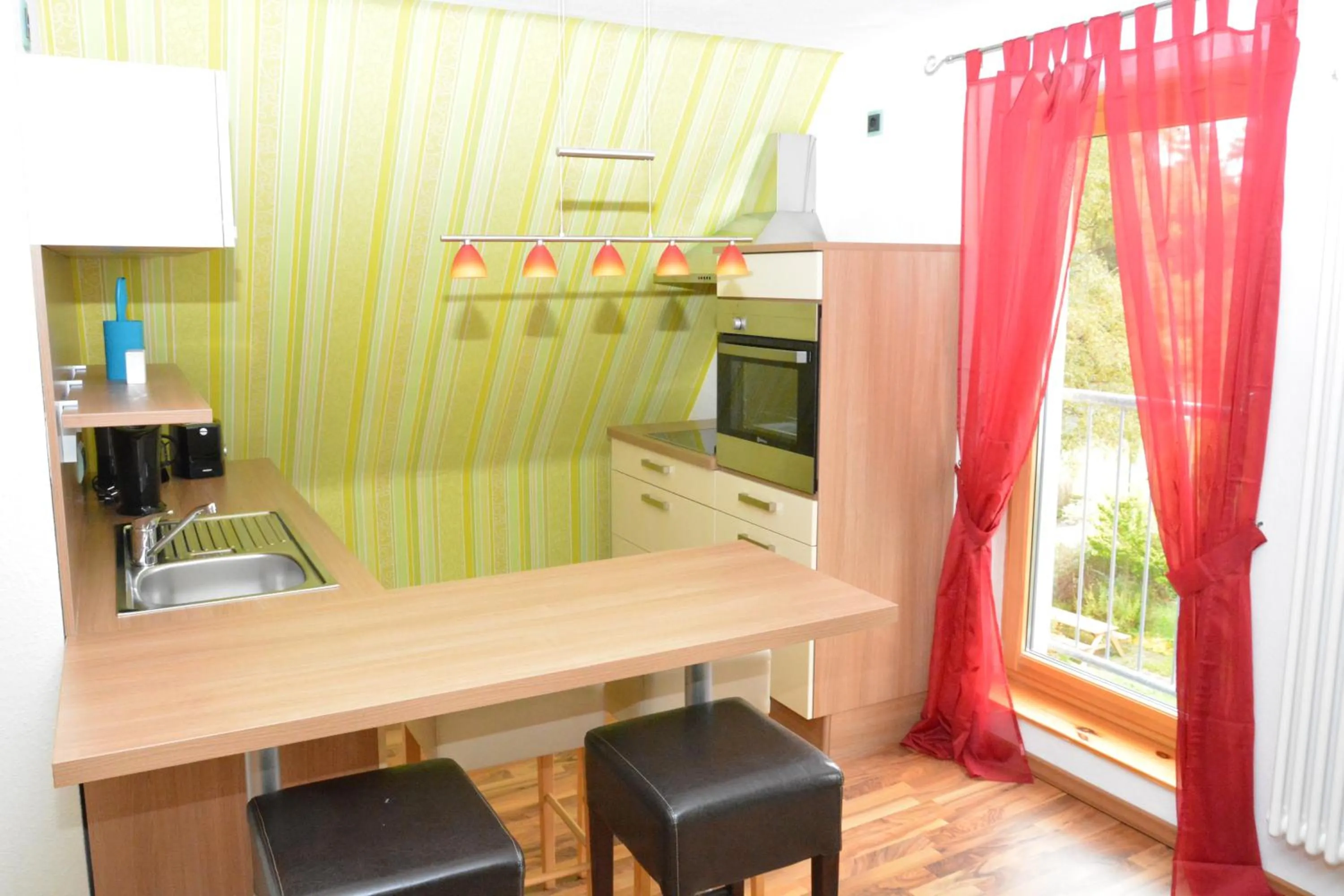 Kitchen or kitchenette in Vitalhotel Schulenberg