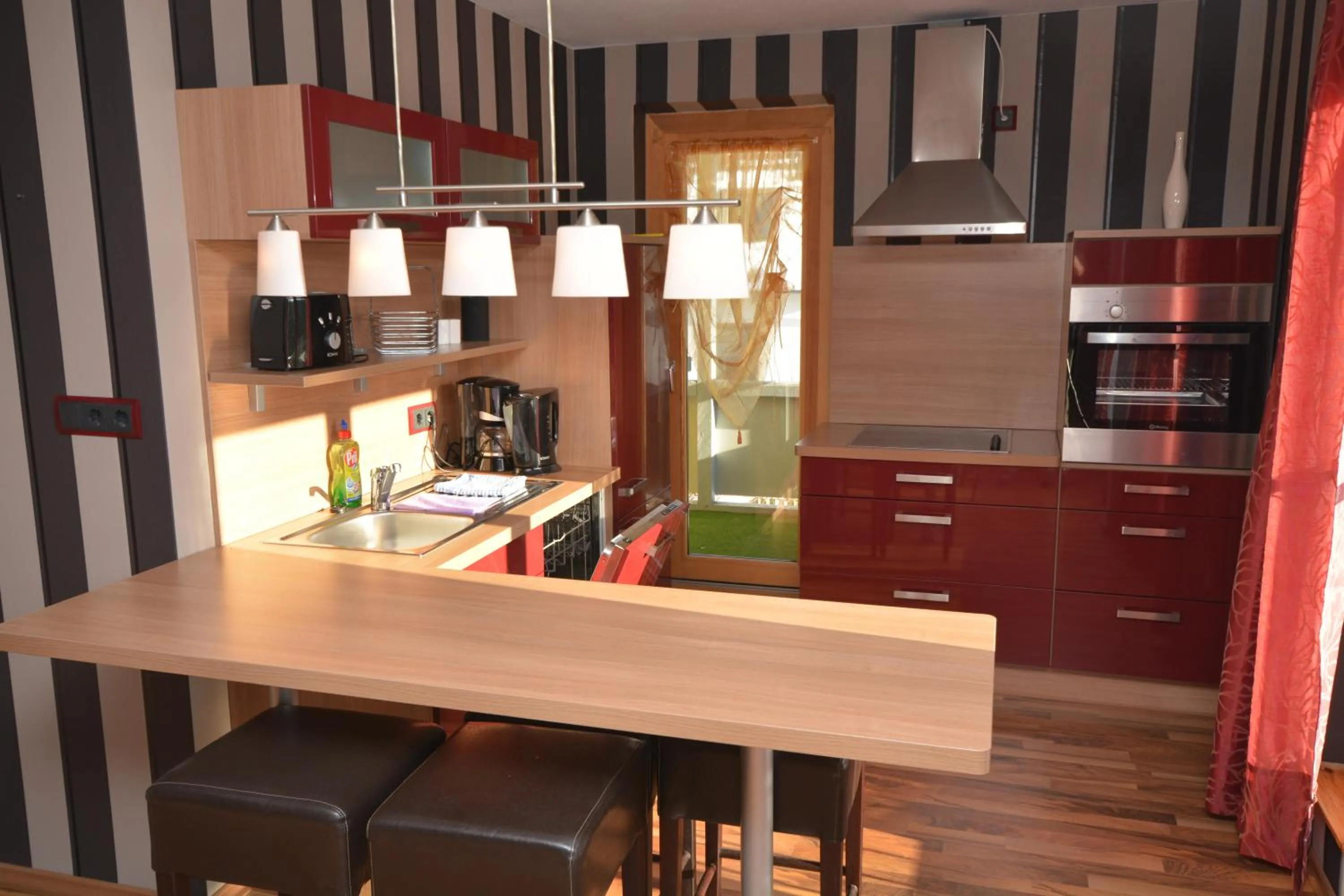 Kitchen or kitchenette in Vitalhotel Schulenberg