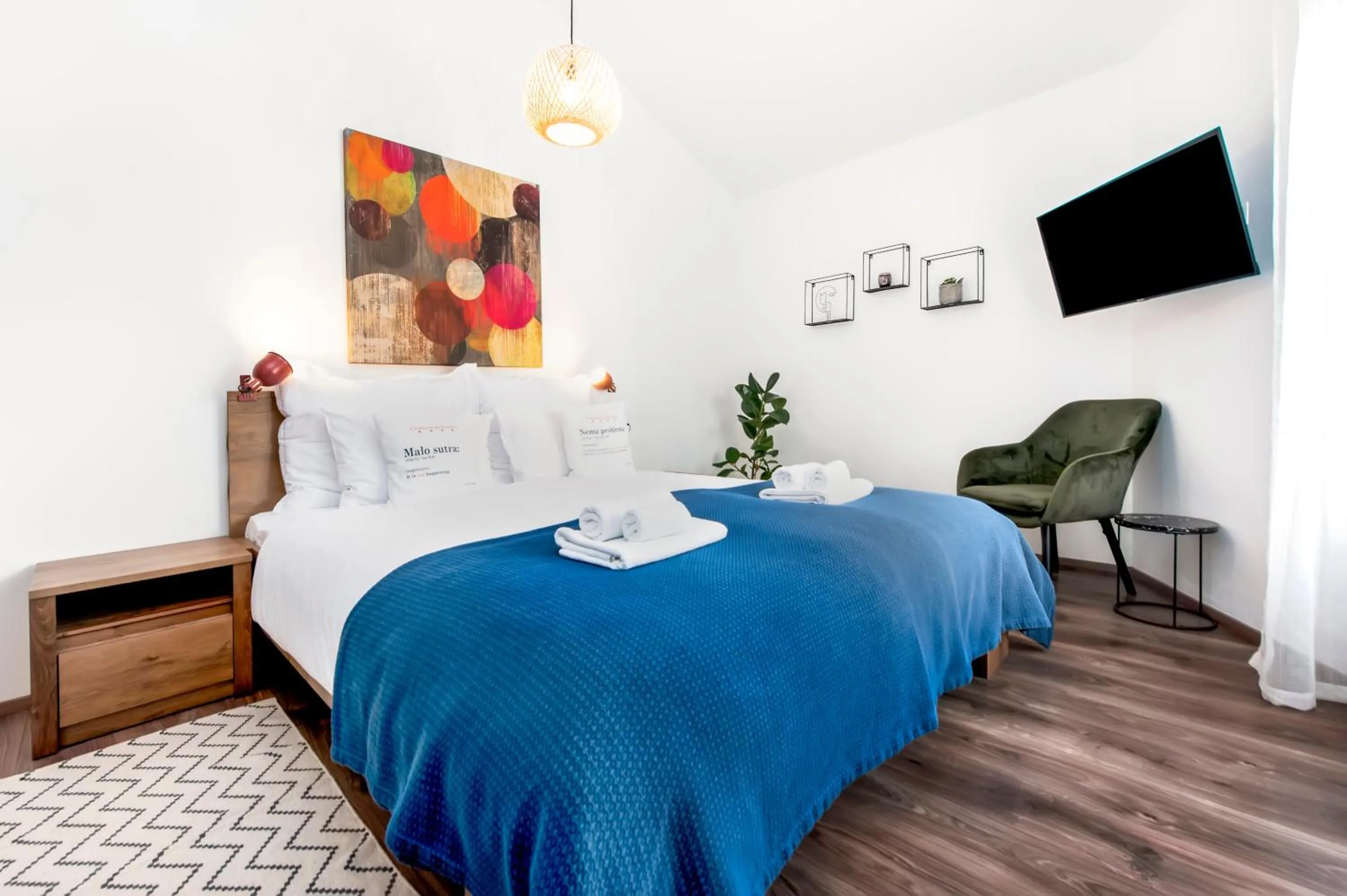 Bedroom, Bed in bed&breakfast Bohemian