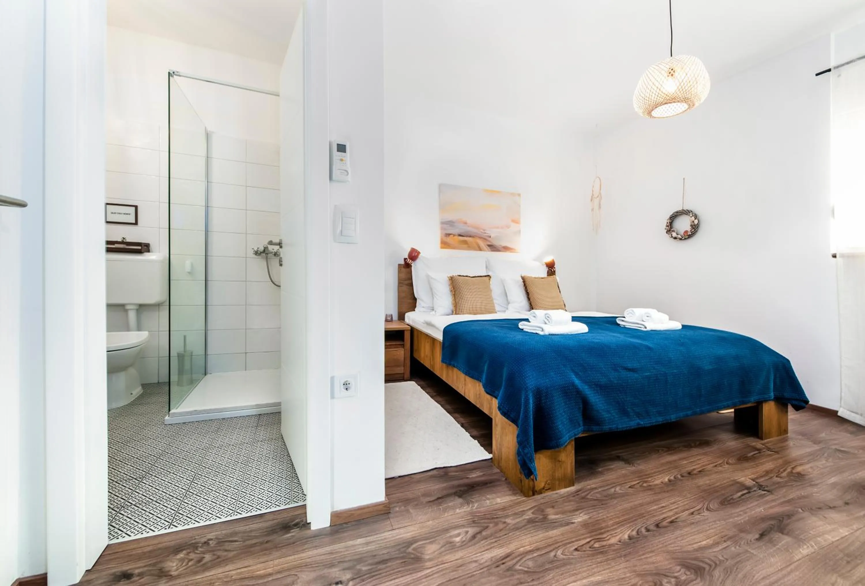 Bed in bed&breakfast Bohemian