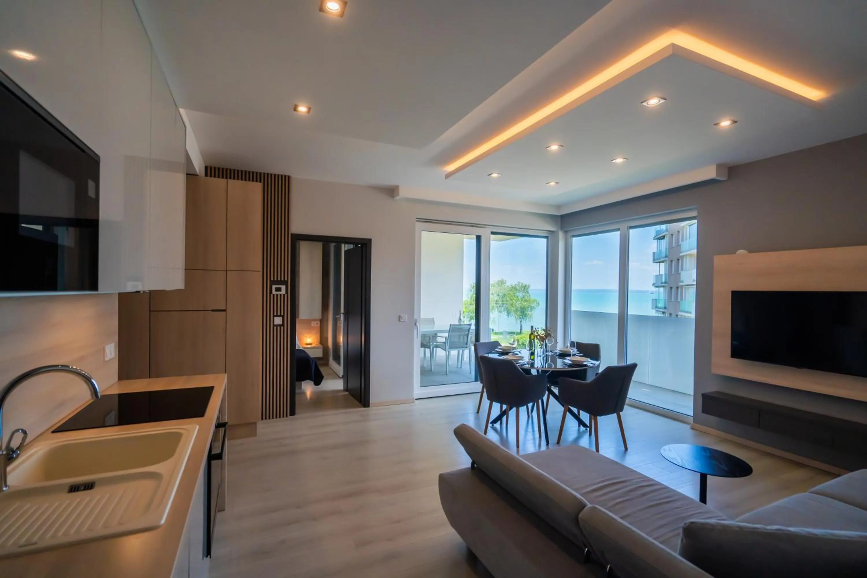 Kitchen or kitchenette in MyFlat Casa Galerius Apartment