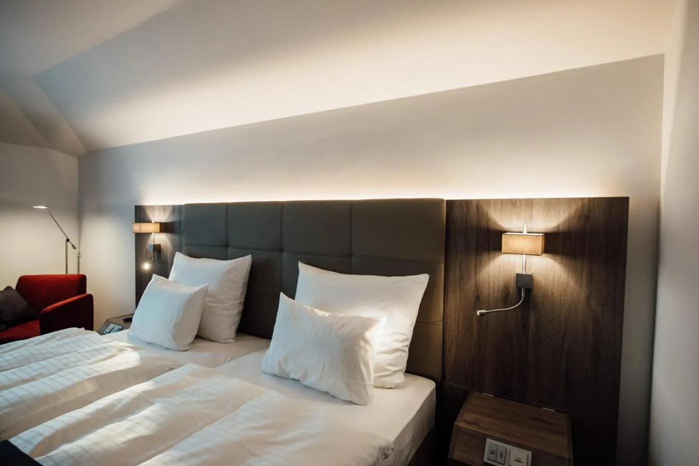 Bed in Hotel Schmachtendorf