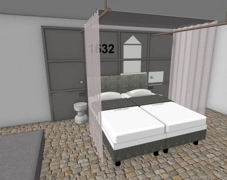 Bed in Ringhotel Reubel