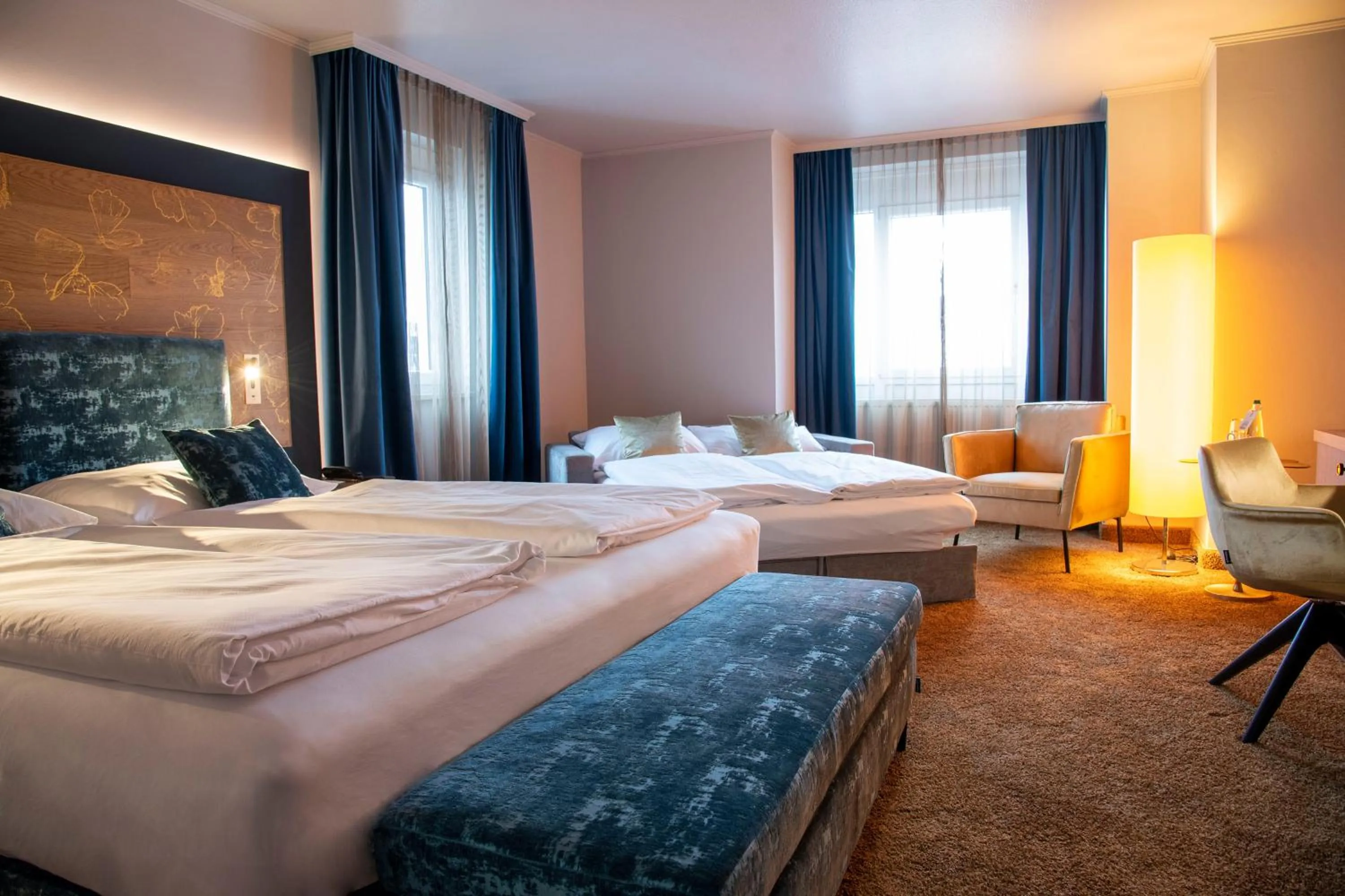 Bed in Ringhotel Reubel