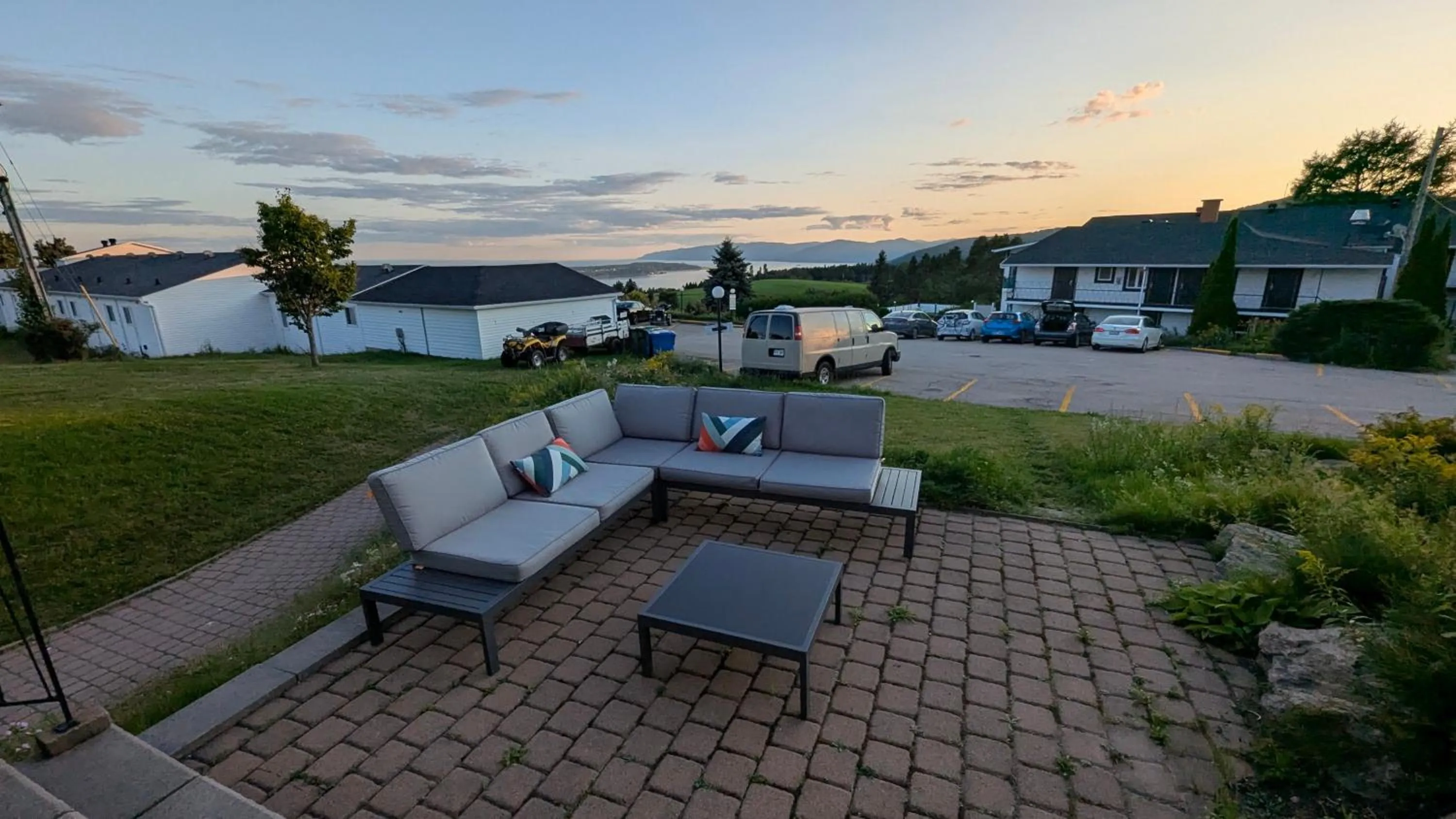 Patio in Auberge de nos Aieux