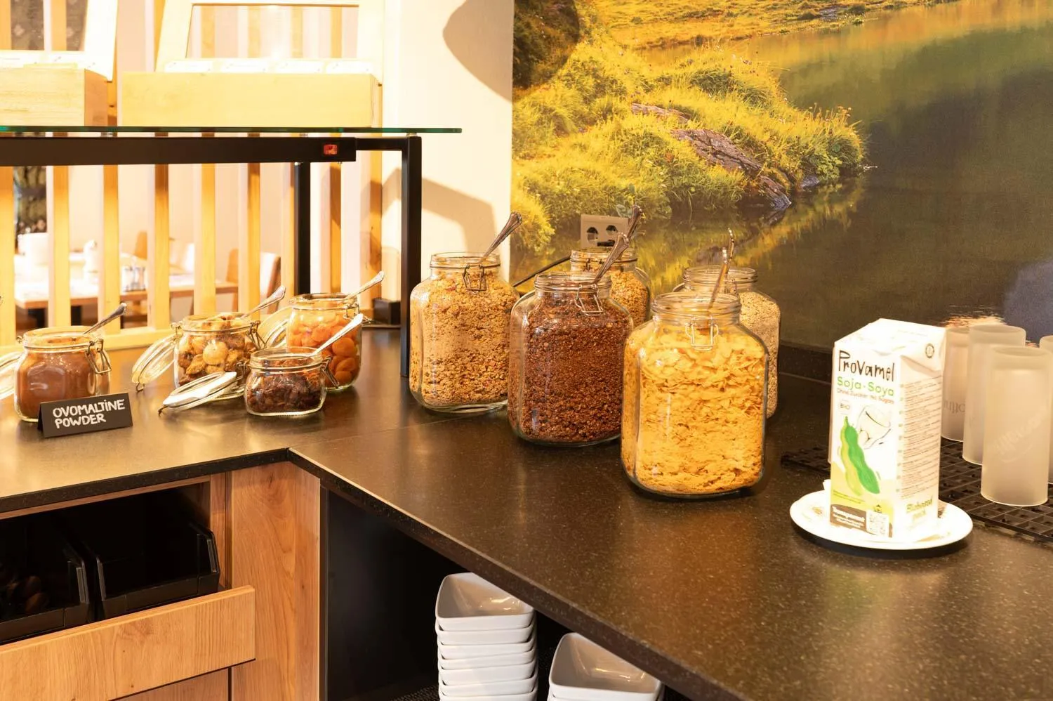 Breakfast in Jungfrau Lodge, Swiss Mountain Hotel