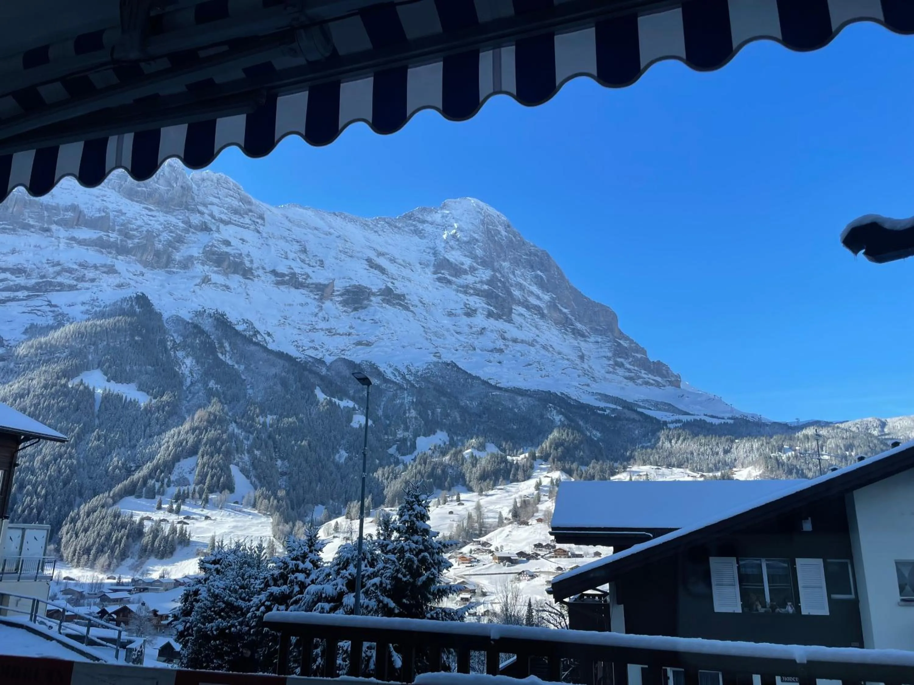 Mountain view in Jungfrau Lodge, Swiss Mountain Hotel