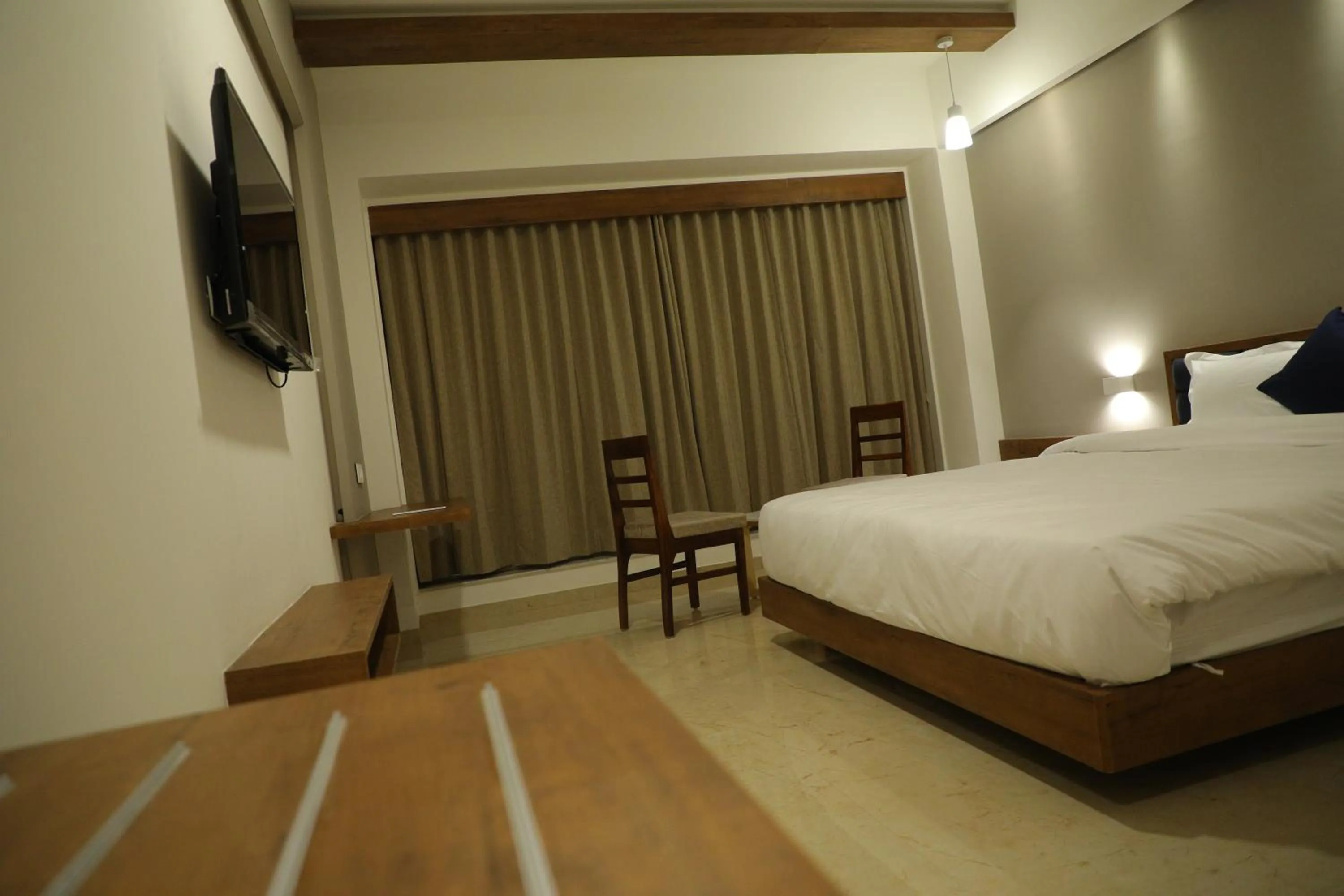 Bed in VITS The Somnath Gateway