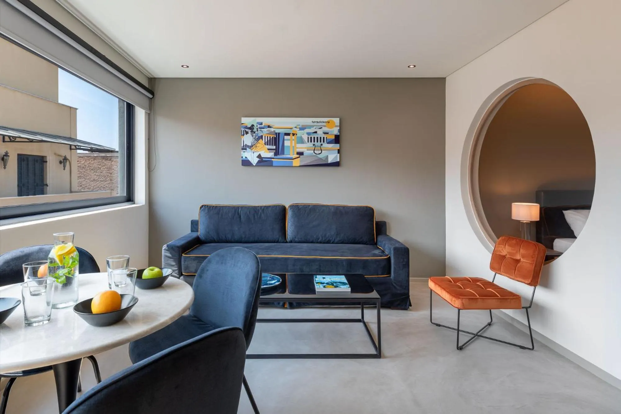 Living room in Muse Urban Suites