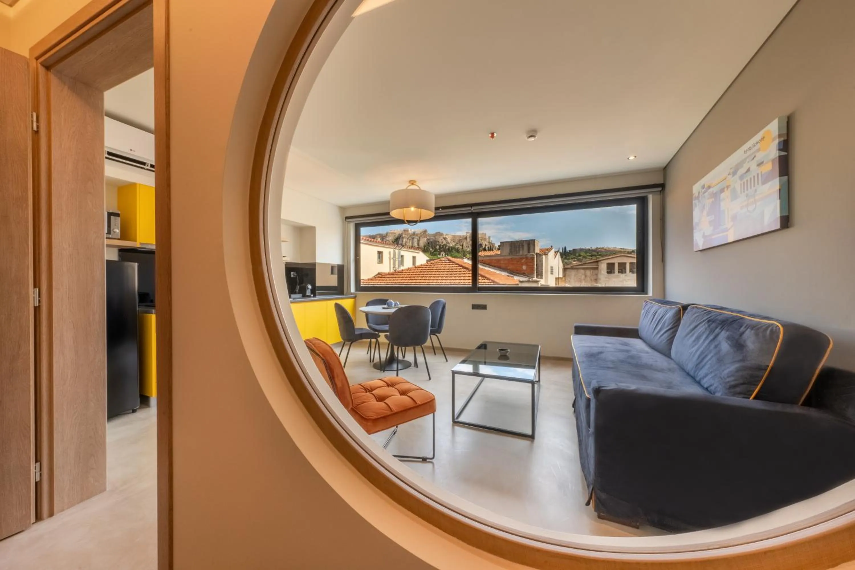 Living room in Muse Urban Suites