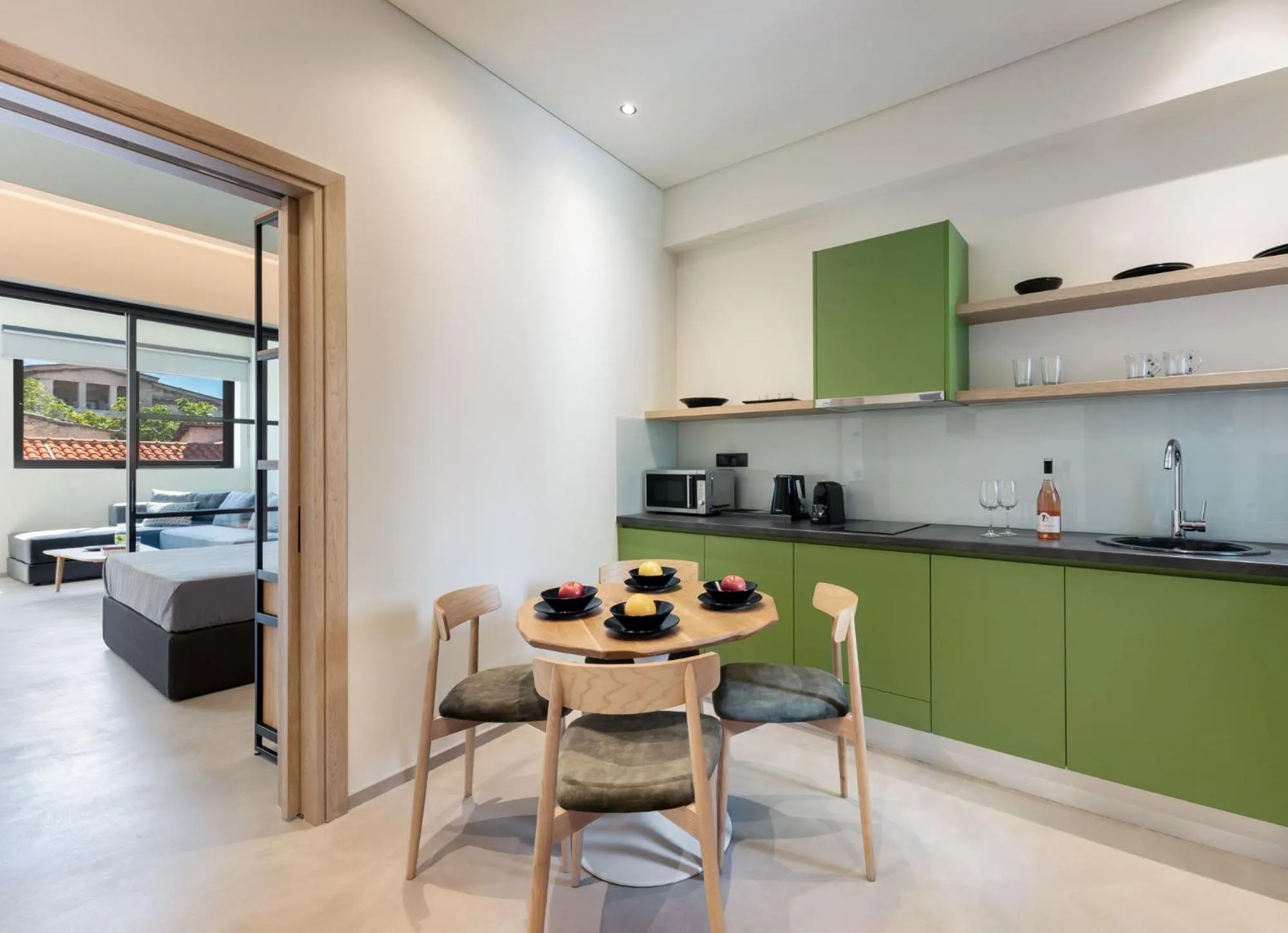 Kitchen or kitchenette in Muse Urban Suites