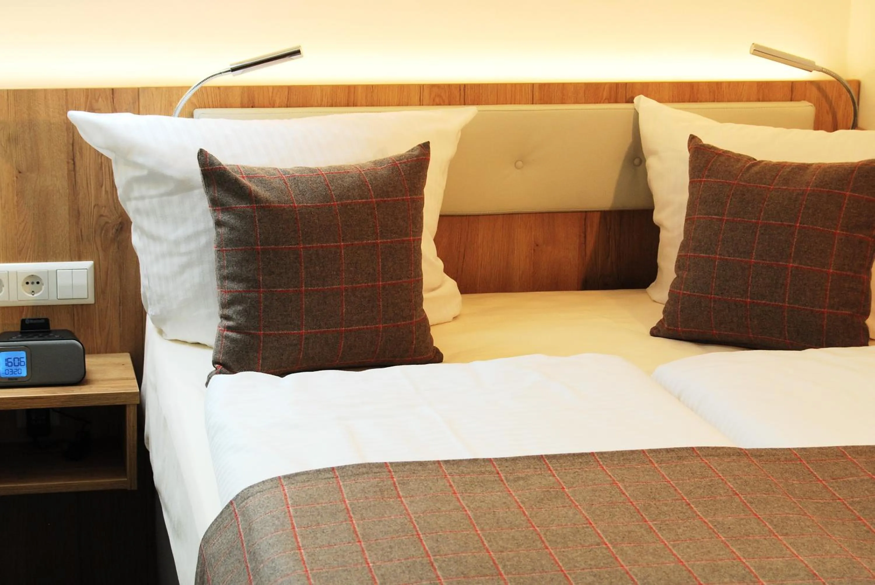 Decorative detail, Bed in Hotel Am Martinsberg