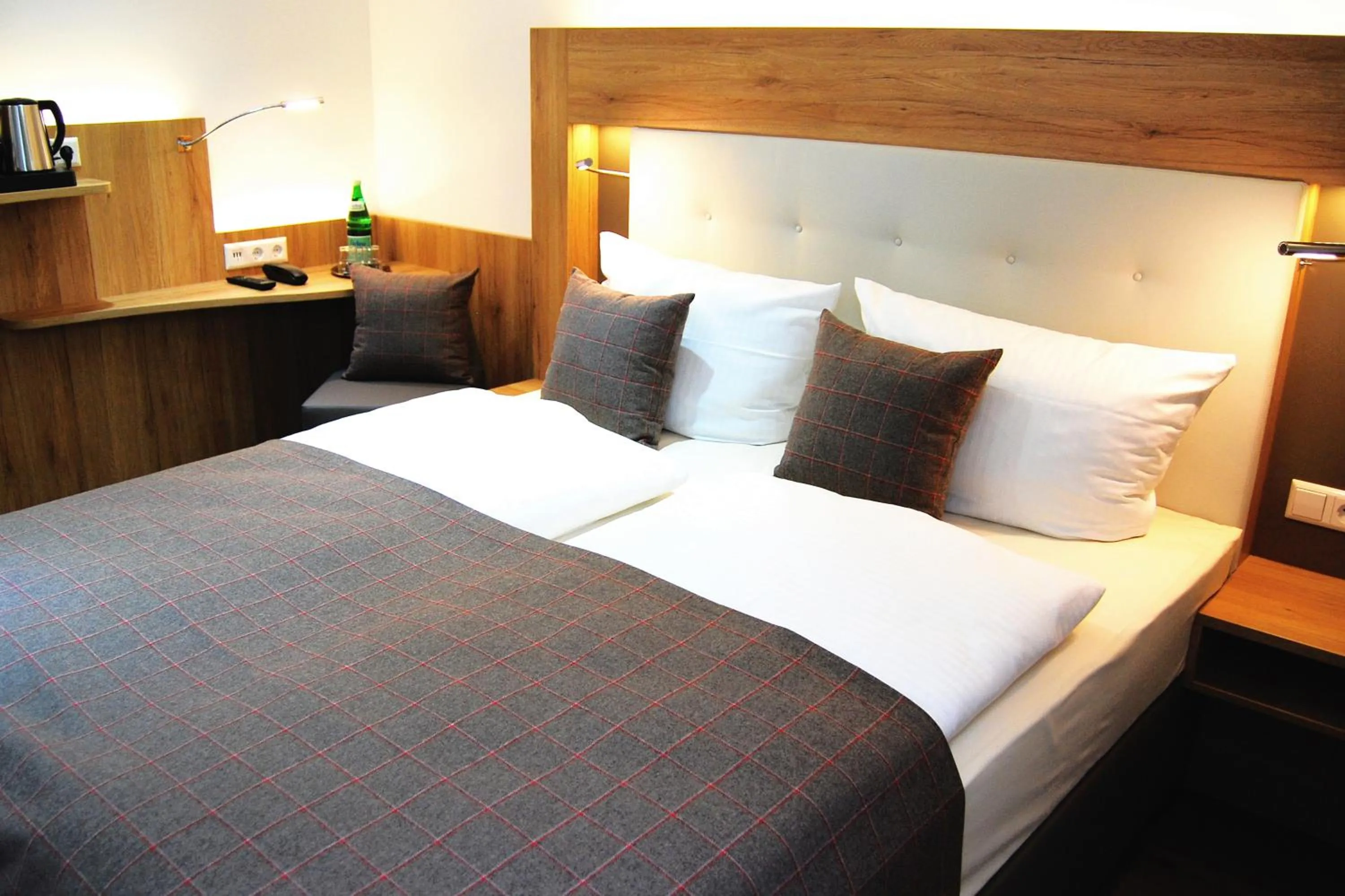 Photo of the whole room, Bed in Hotel Am Martinsberg