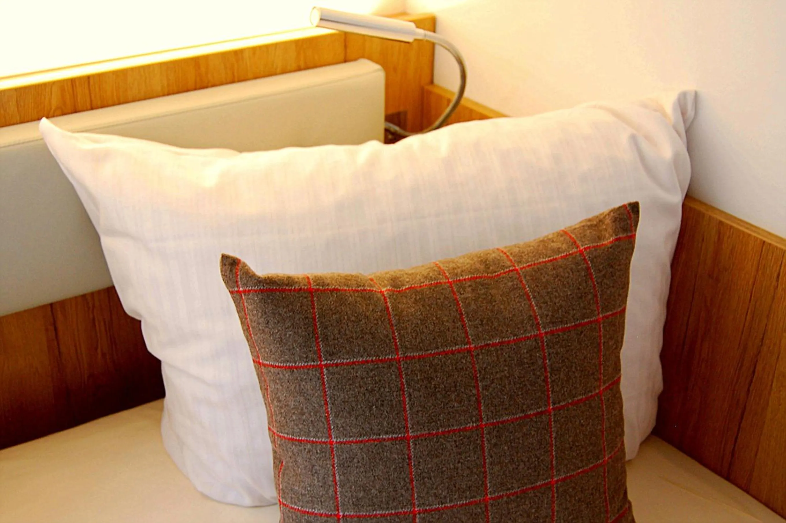 Decorative detail, Bed in Hotel Am Martinsberg