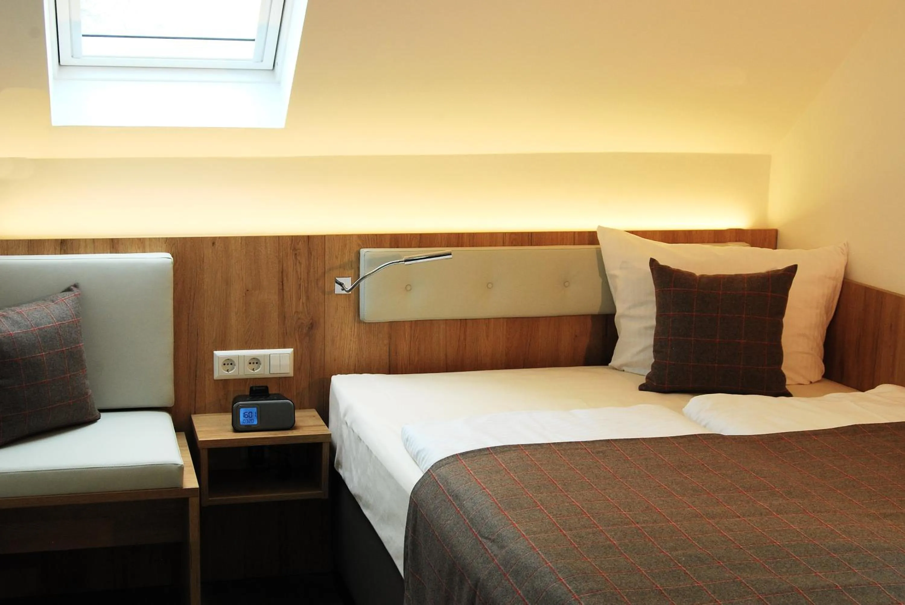 Photo of the whole room, Bed in Hotel Am Martinsberg