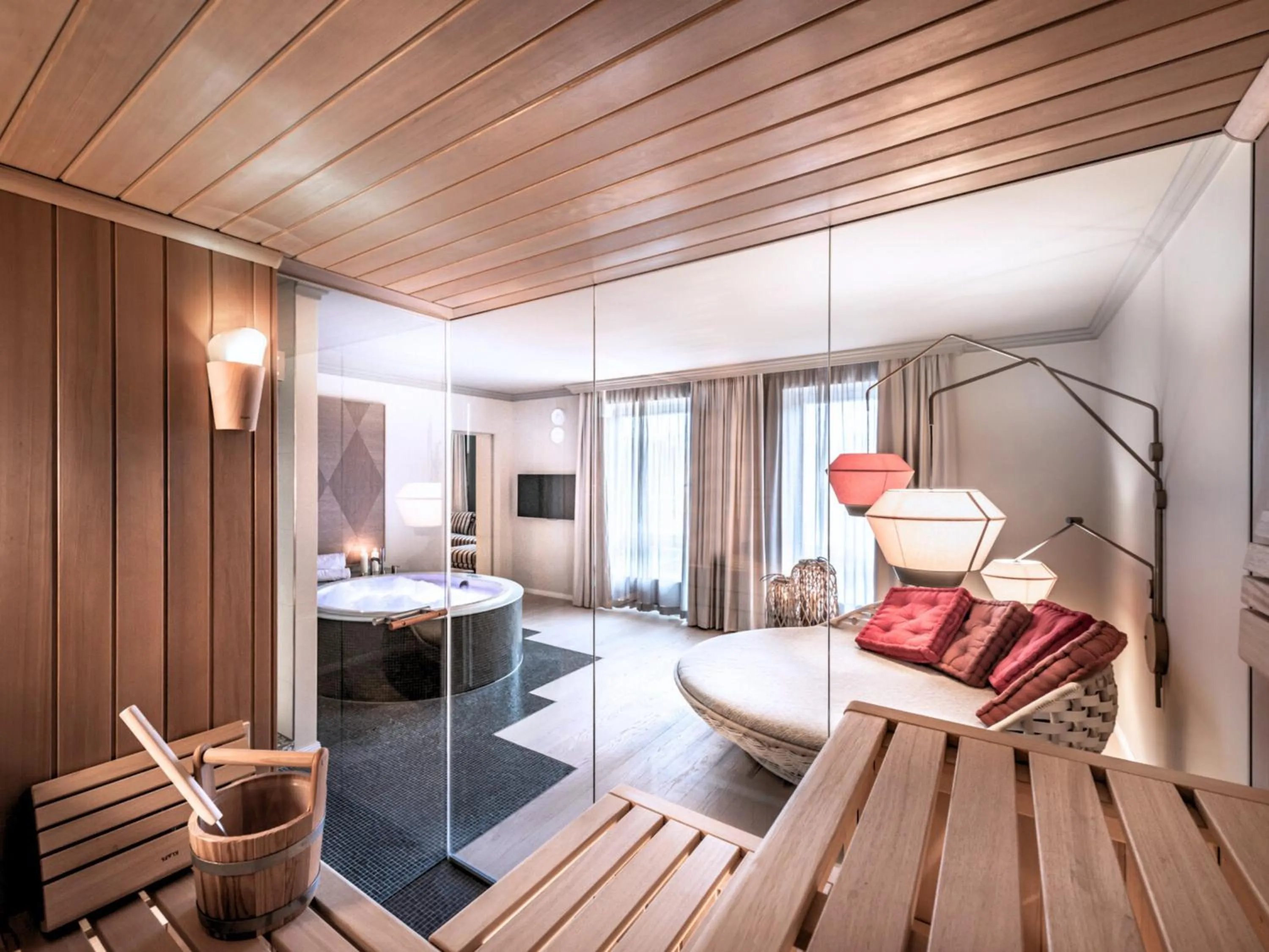 Sauna in Steigenberger Hotel Treudelberg Hamburg