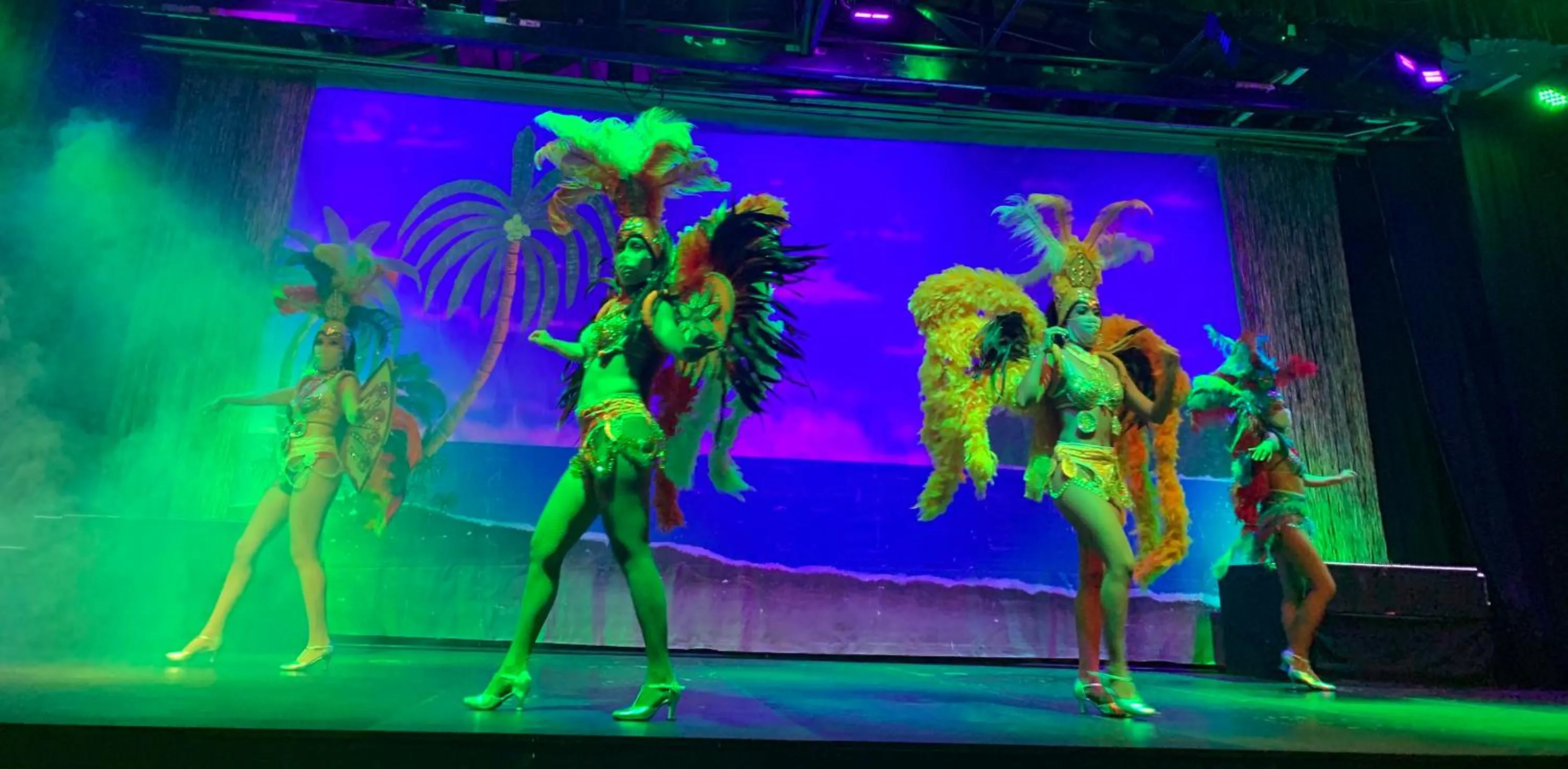 Evening entertainment in VILLA PARA 5P 4A 1M dentro del Hotel a un lado del Krystal IXTAPA Con Playa WiFi