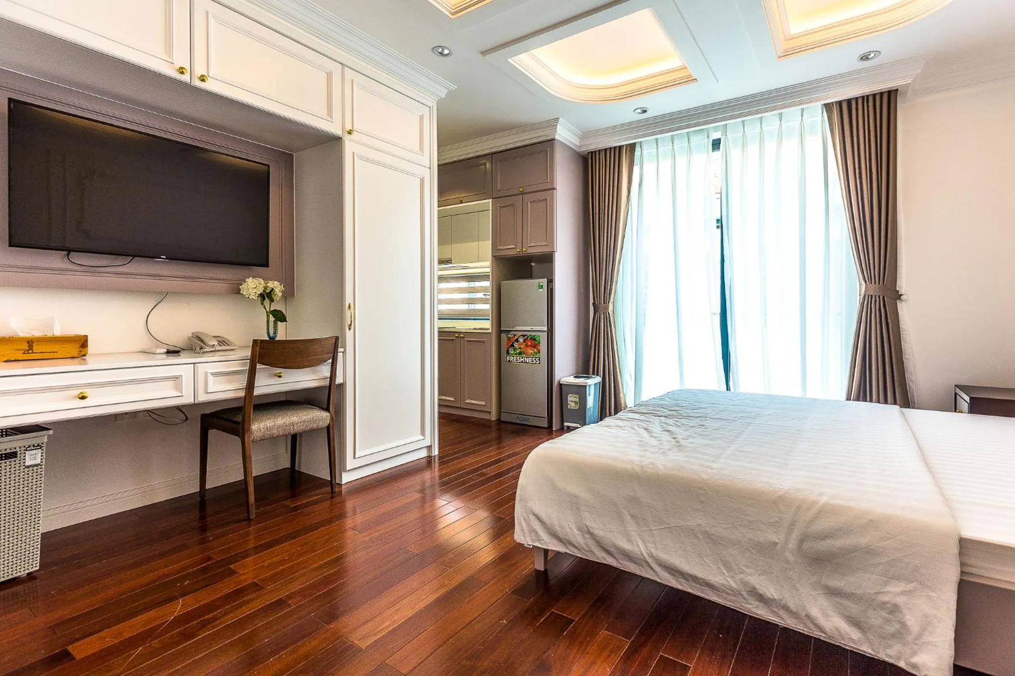 Bed in Ngan Ha 2 Apartment