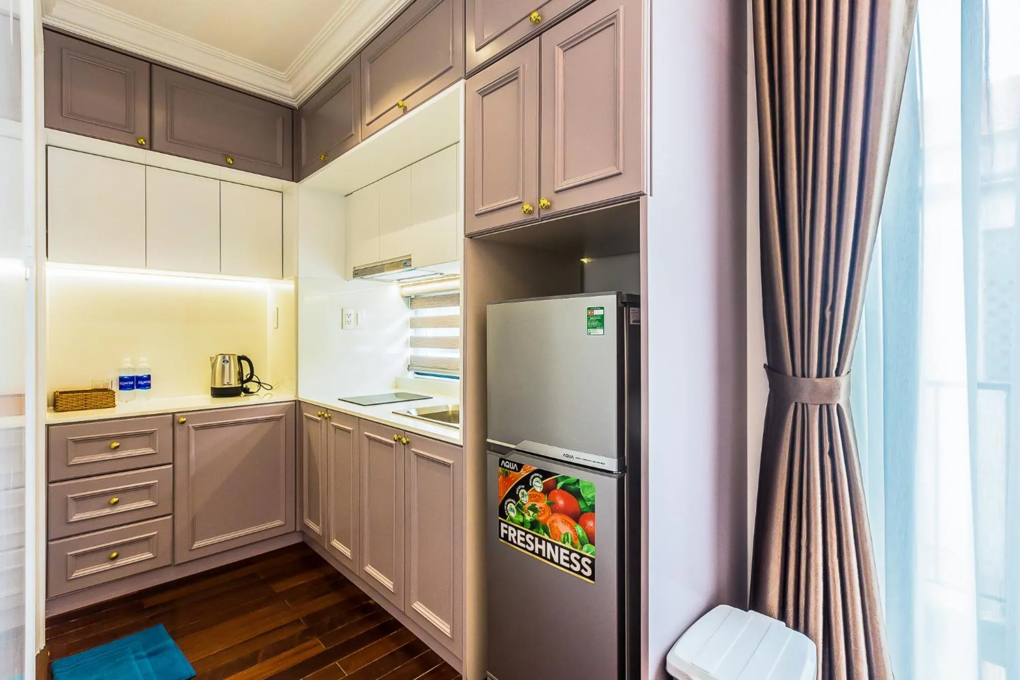 Kitchen or kitchenette in Ngan Ha 2 Apartment