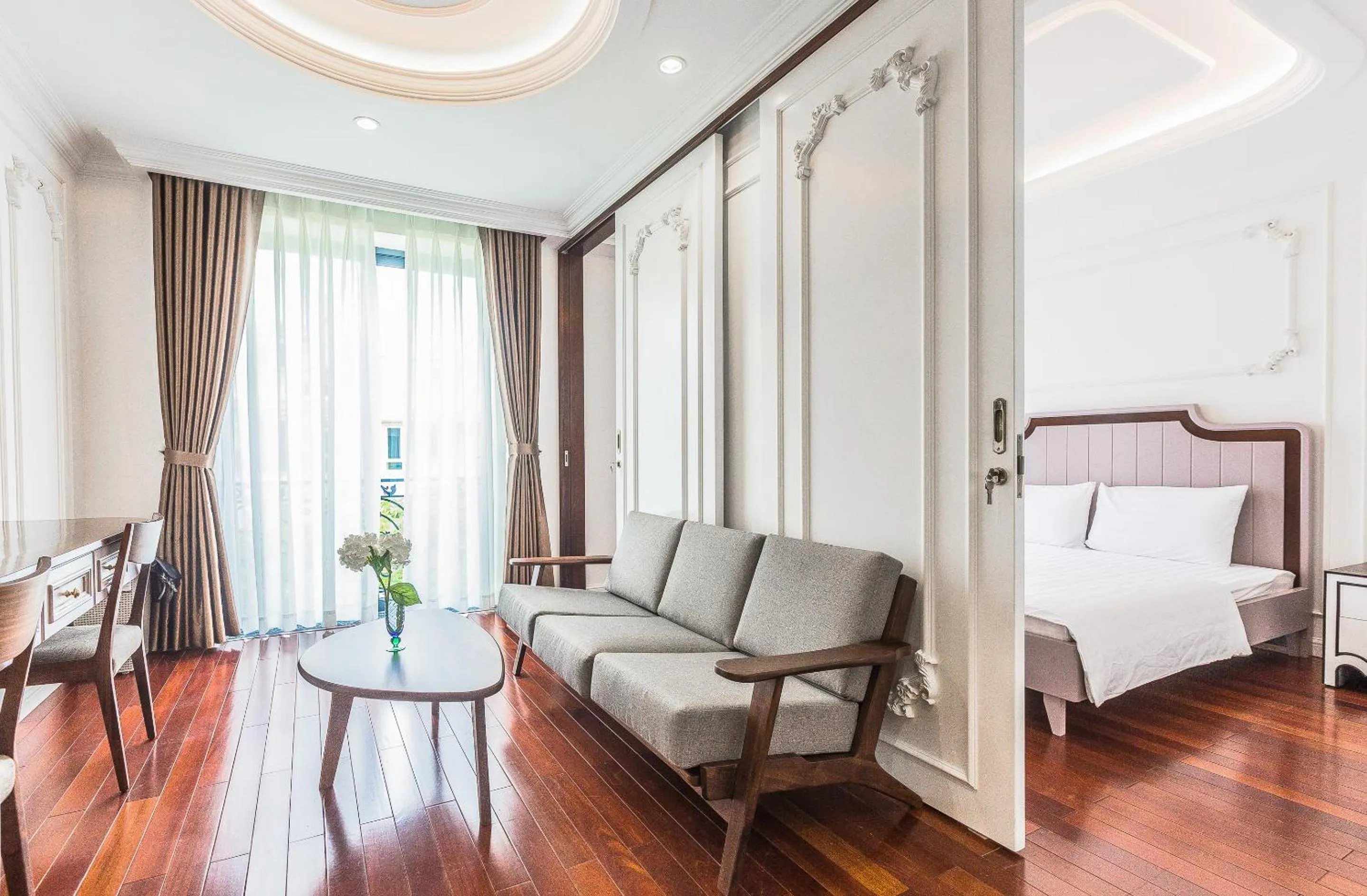 Bed in Ngan Ha 2 Apartment