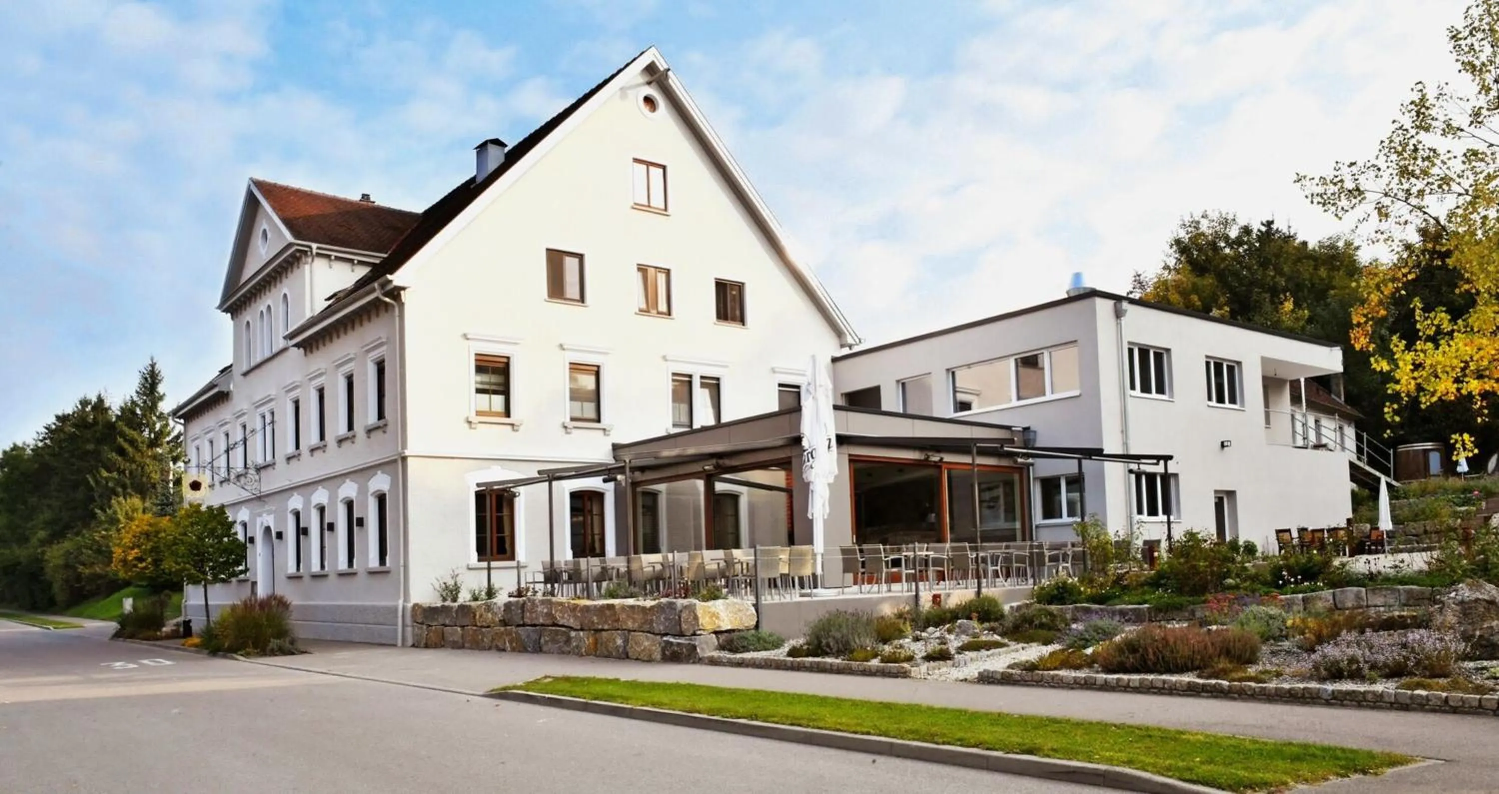 Property building in Landgasthof & Hotel zur Rose Berg