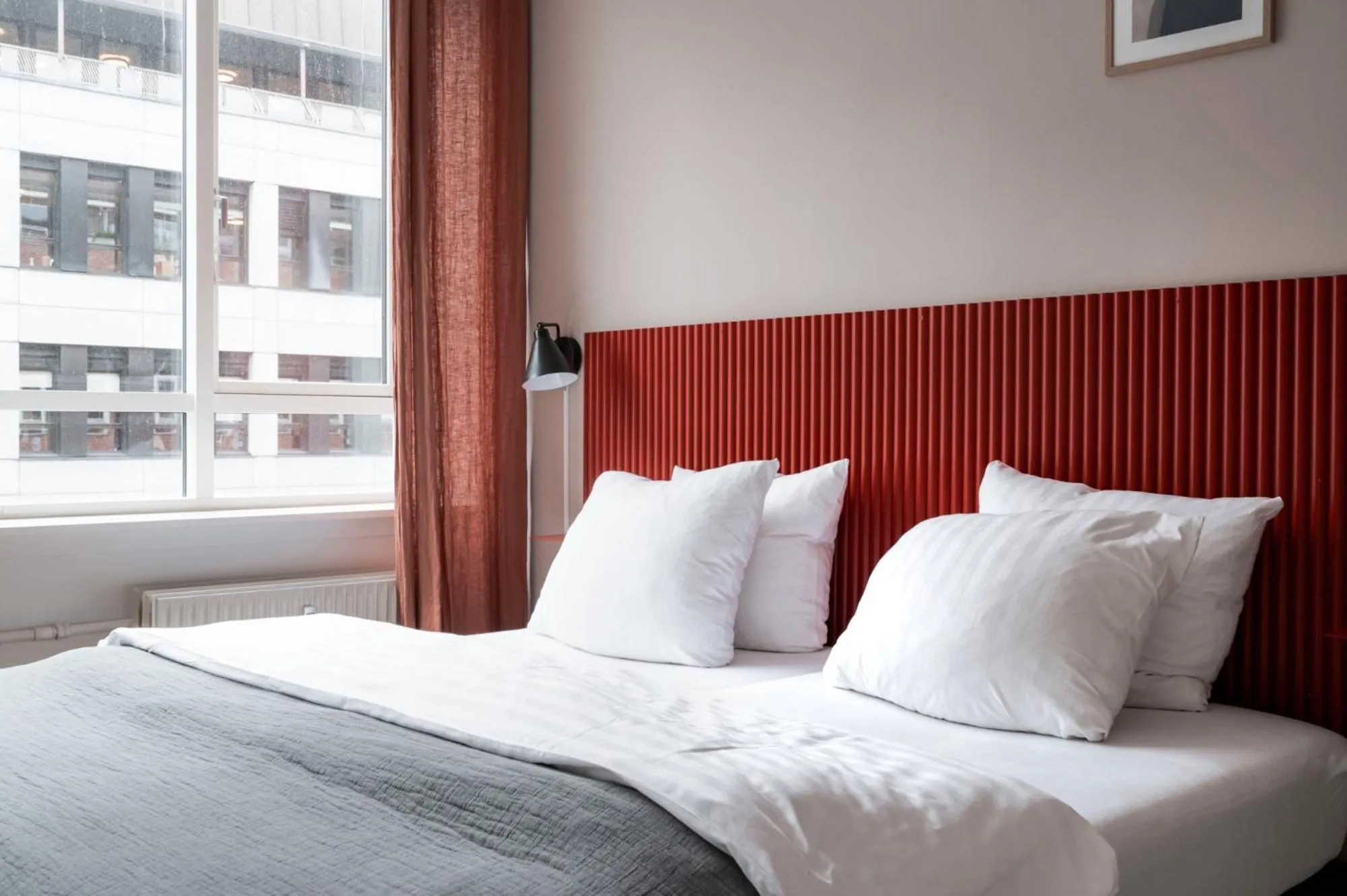 Bedroom, Bed in The Lakes apartments by Daniel&Jacob's