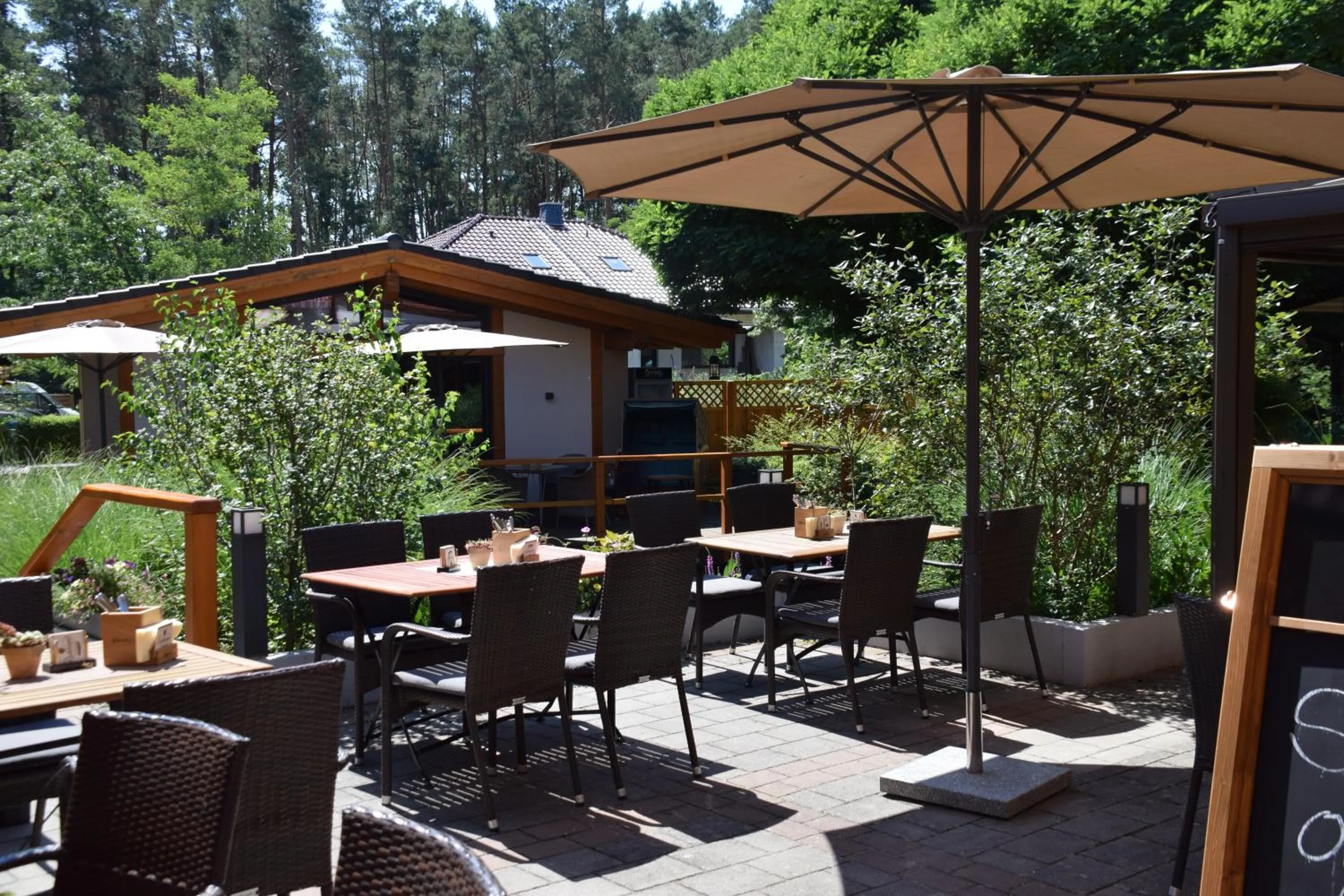 Balcony/Terrace in Hotel Zum Leineweber