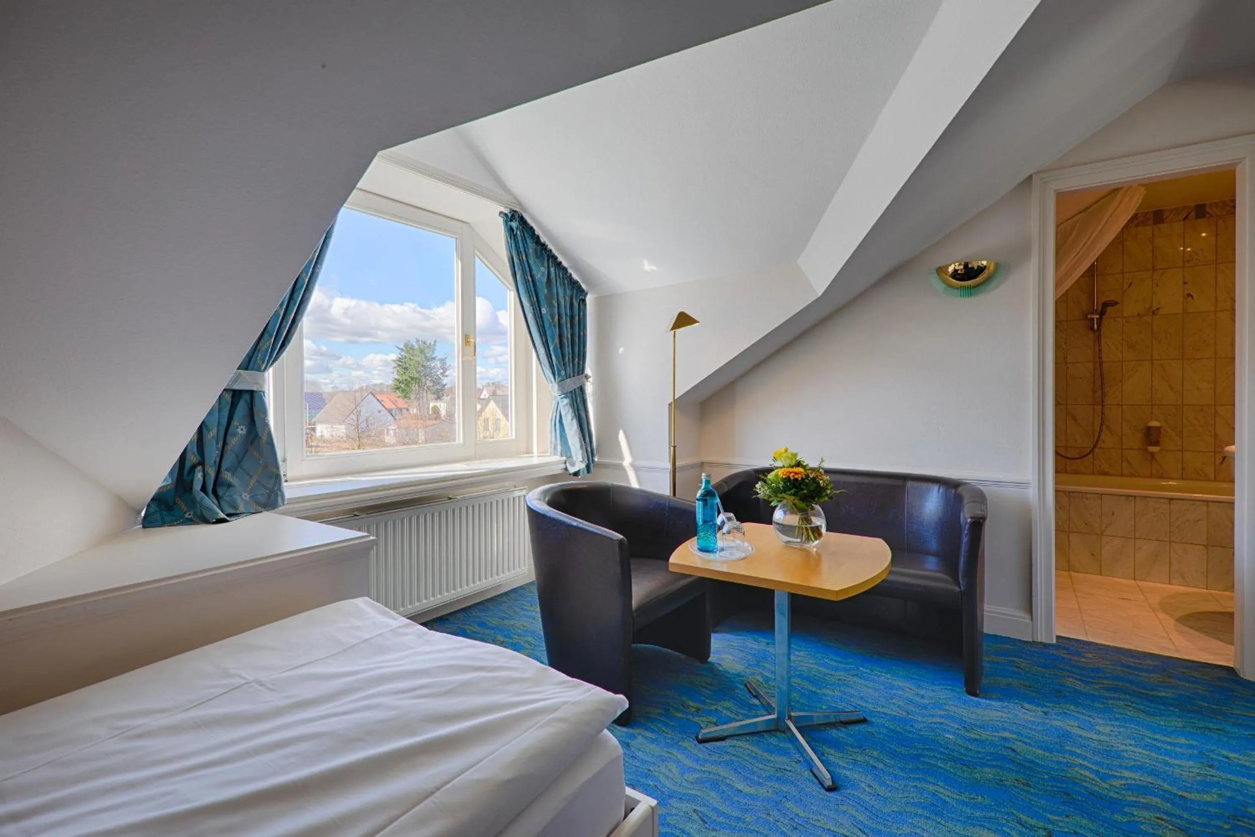 Photo of the whole room, Bed in Meeressterne Hotel Residenz in Heringsdorf