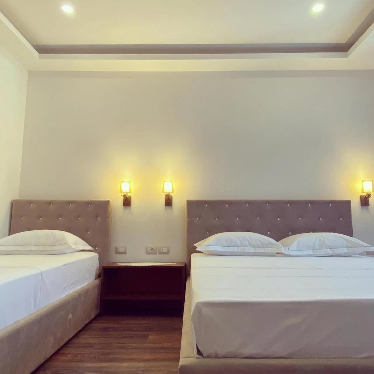 Bed in Hotel Republika Berat