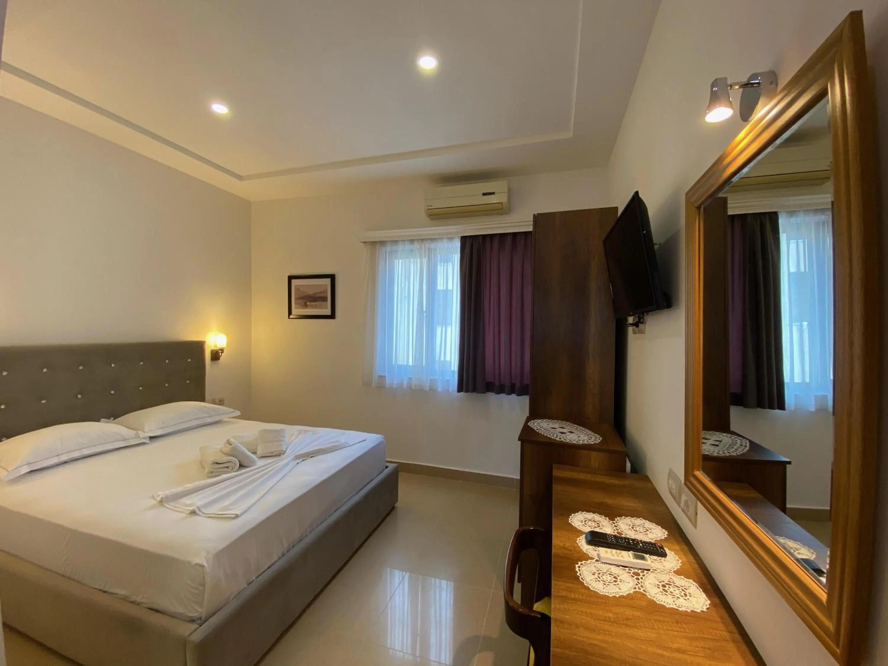 Bed in Hotel Republika Berat