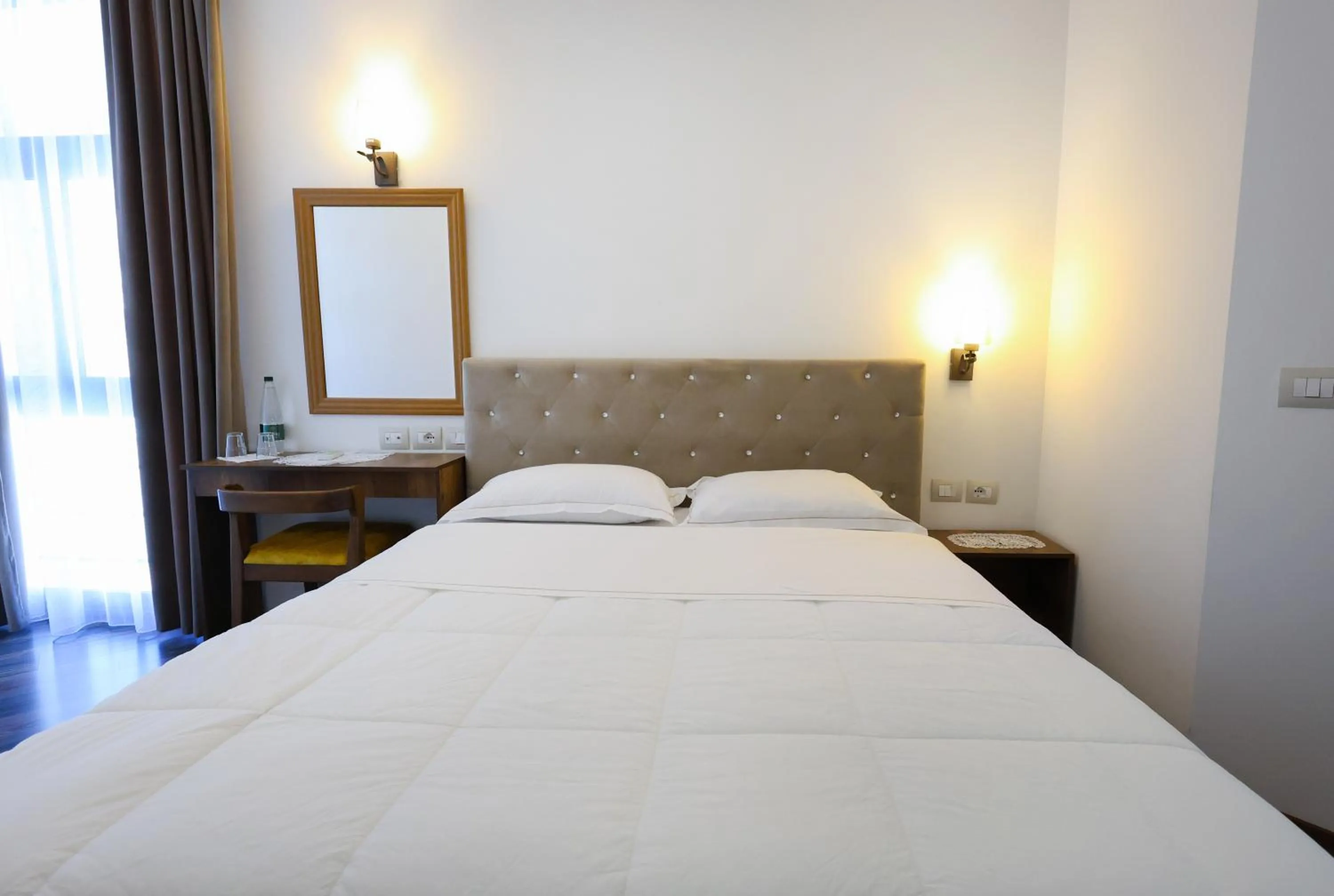 Bed in Hotel Republika Berat