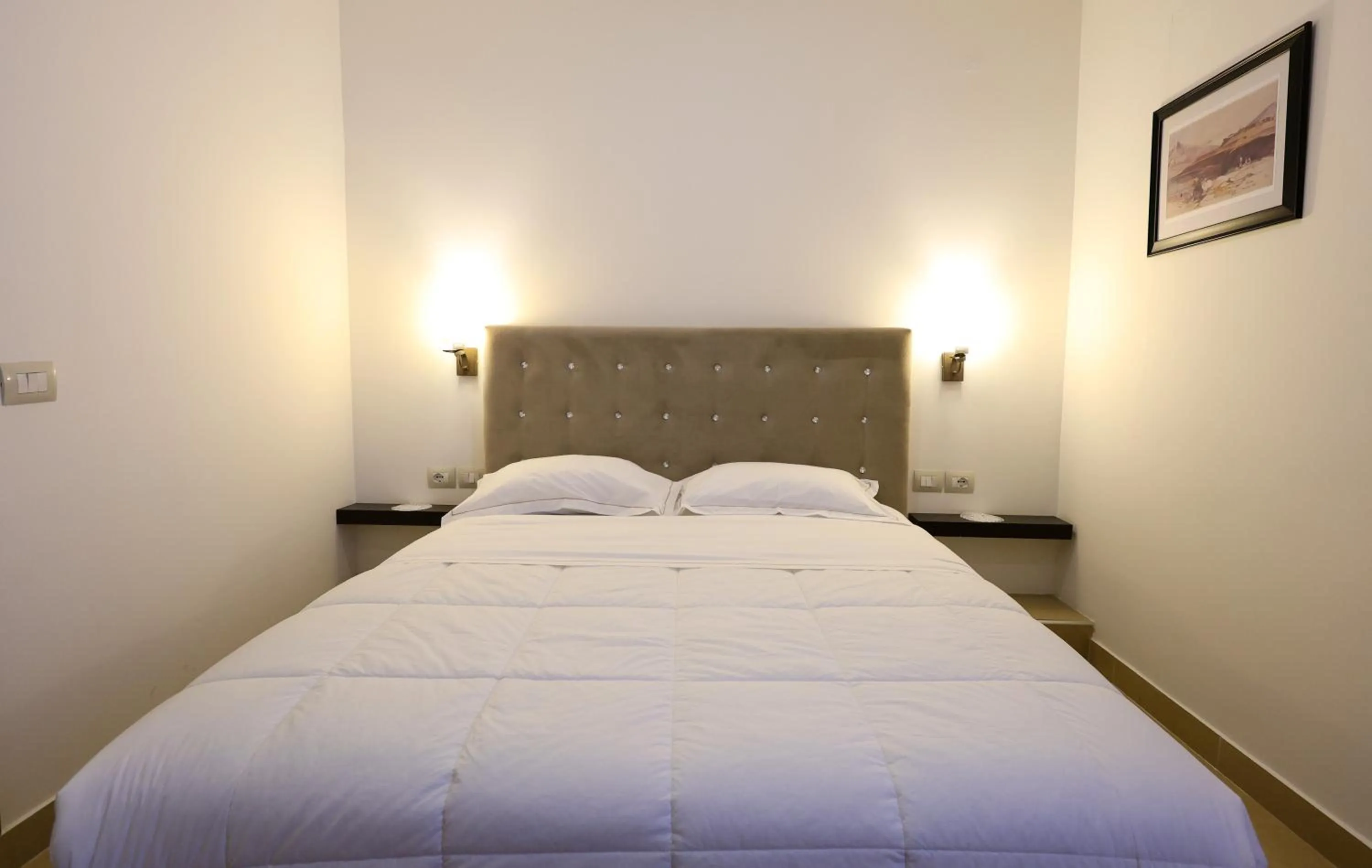 Bed in Hotel Republika Berat