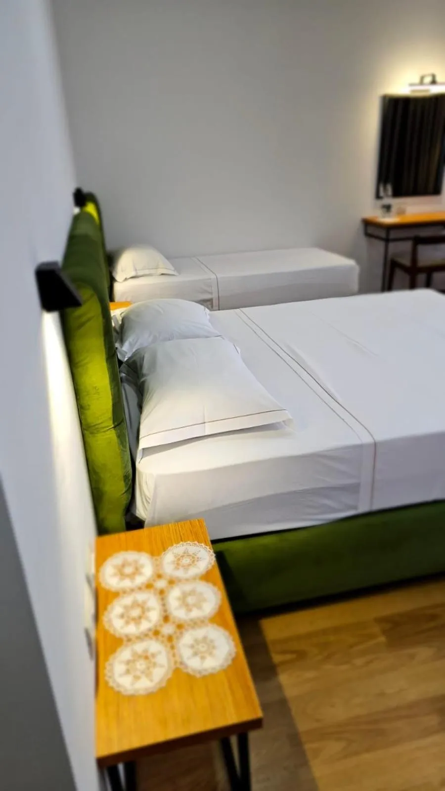 Bed in Hotel Republika Berat