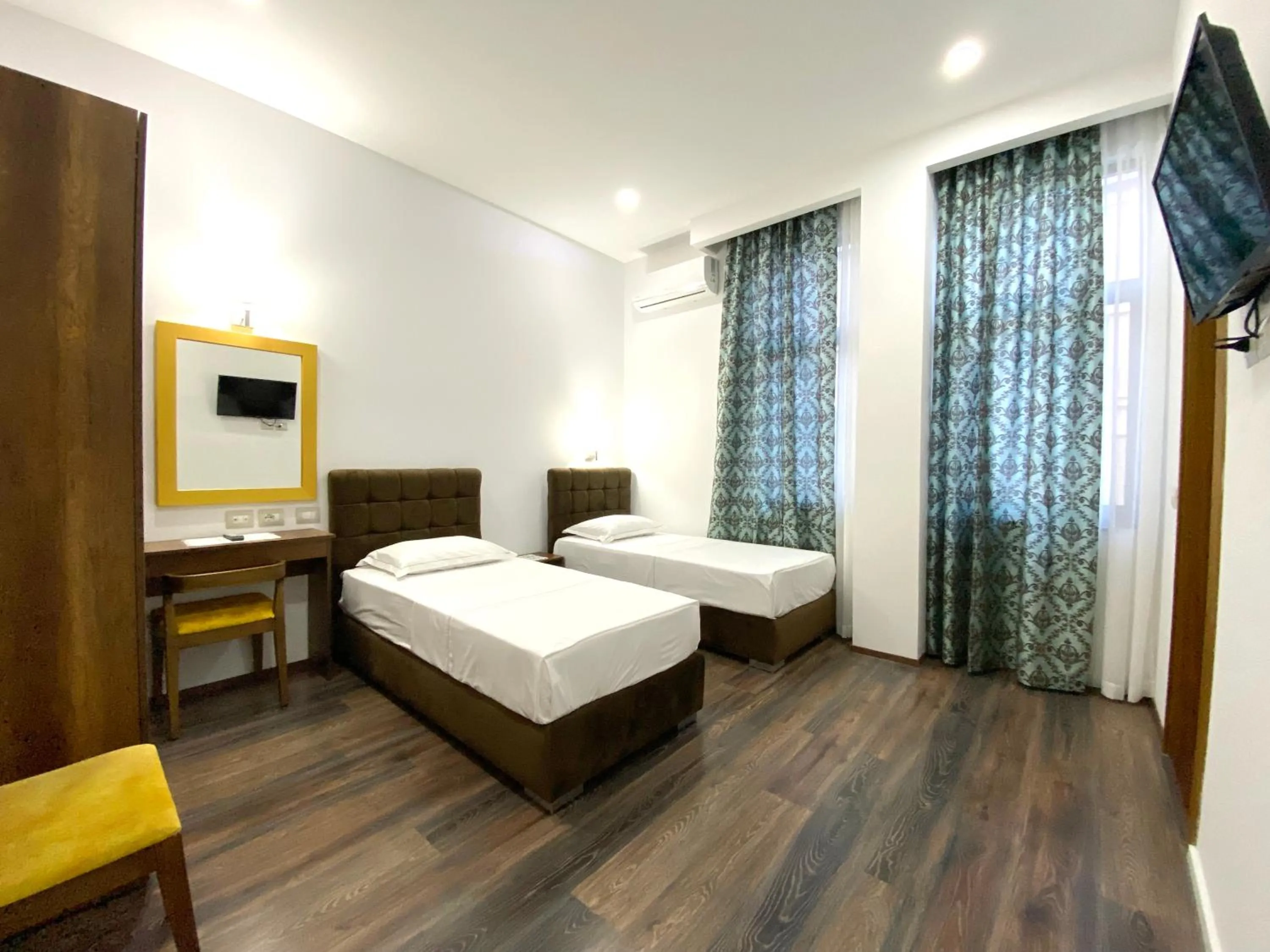 Bed in Hotel Republika Berat