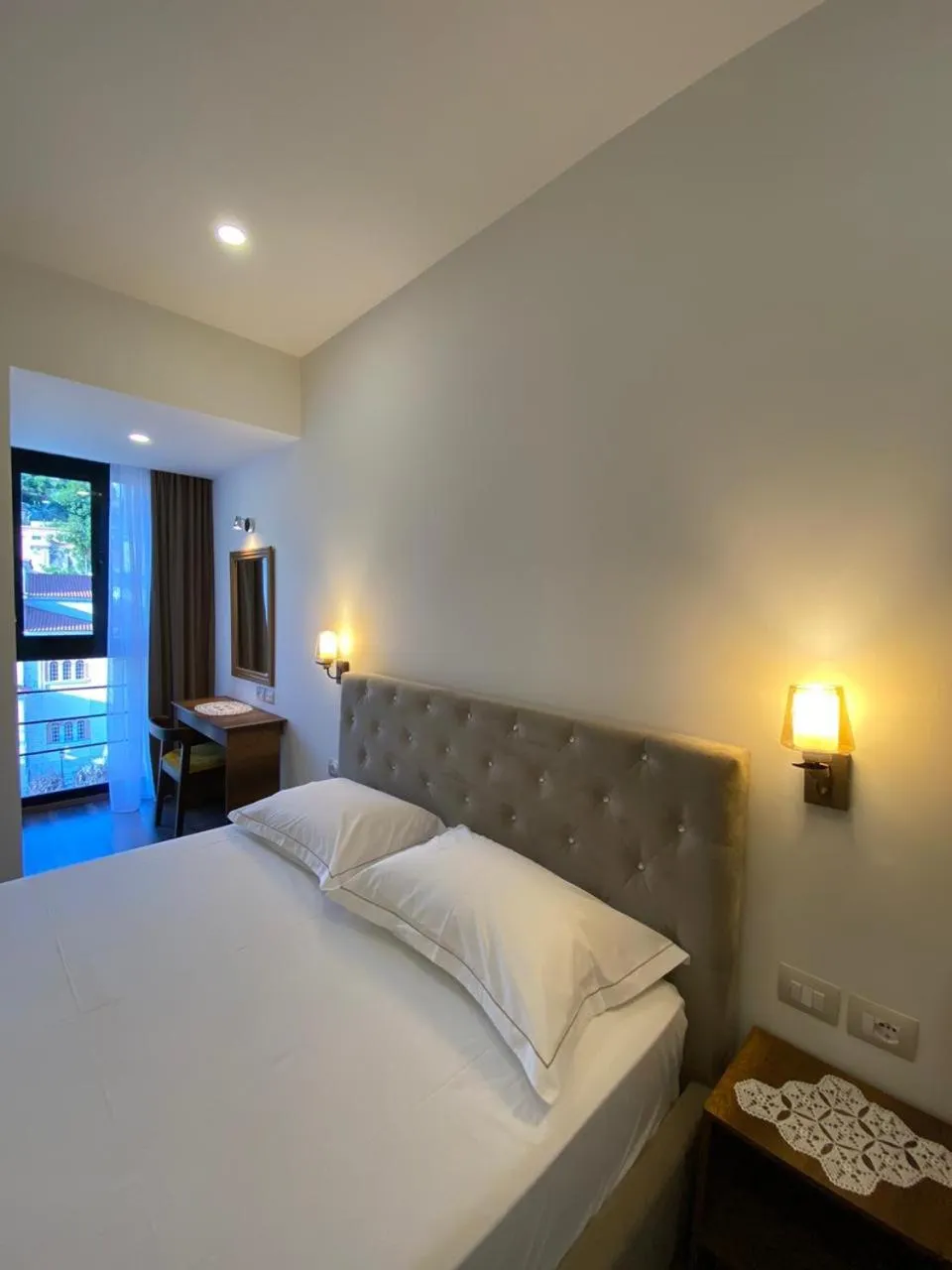 Bed in Hotel Republika Berat