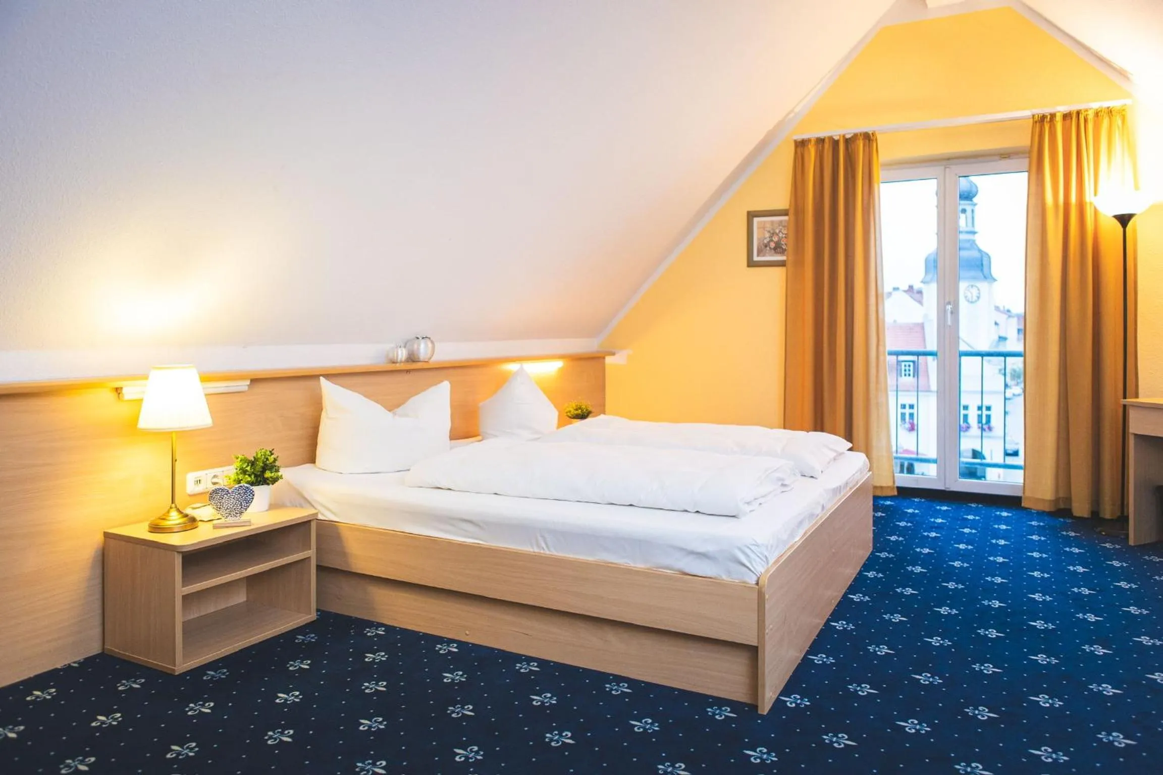 Bed in Hotel Stadt Spremberg