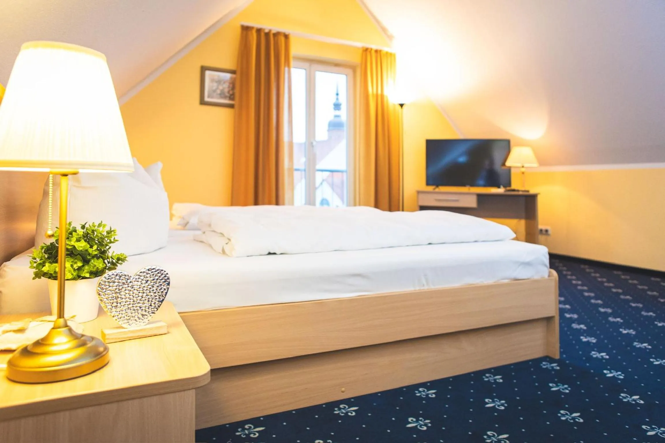 Bed in Hotel Stadt Spremberg