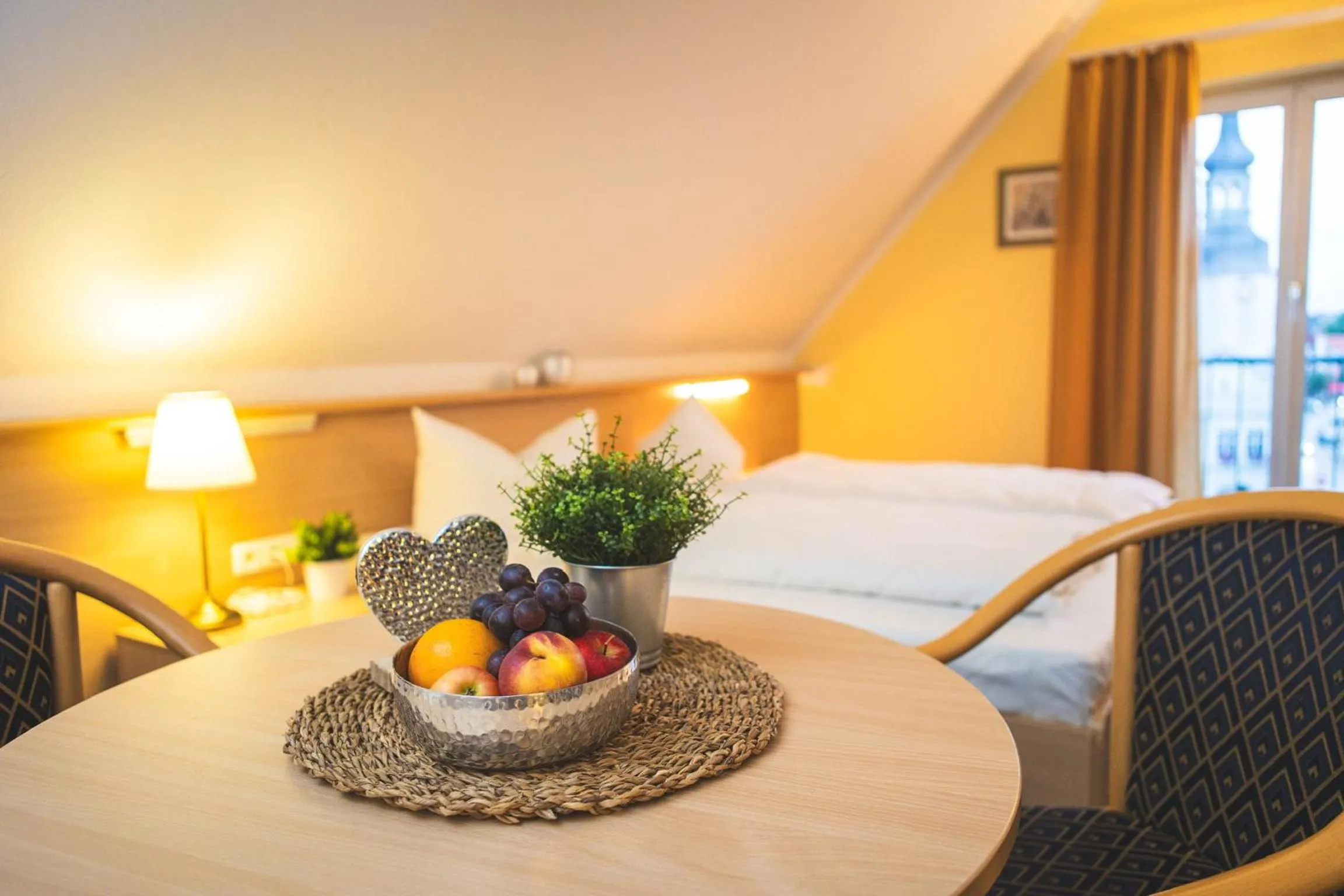 Bed in Hotel Stadt Spremberg