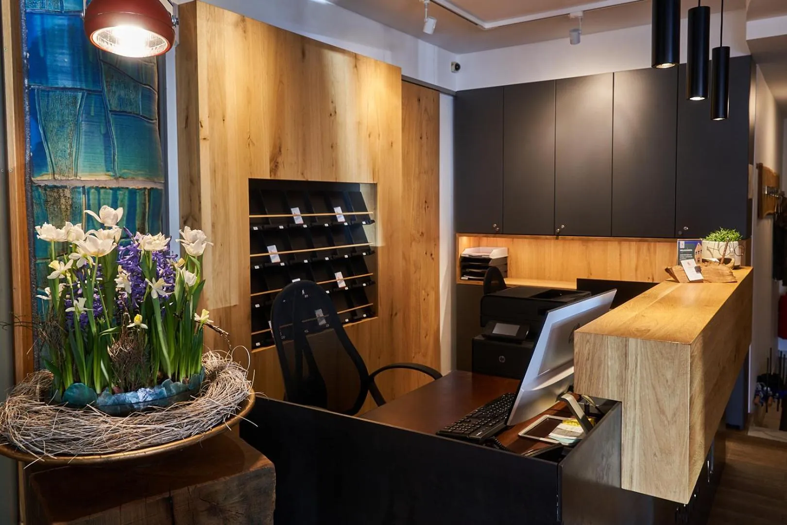 Lobby or reception in Hotel Römer