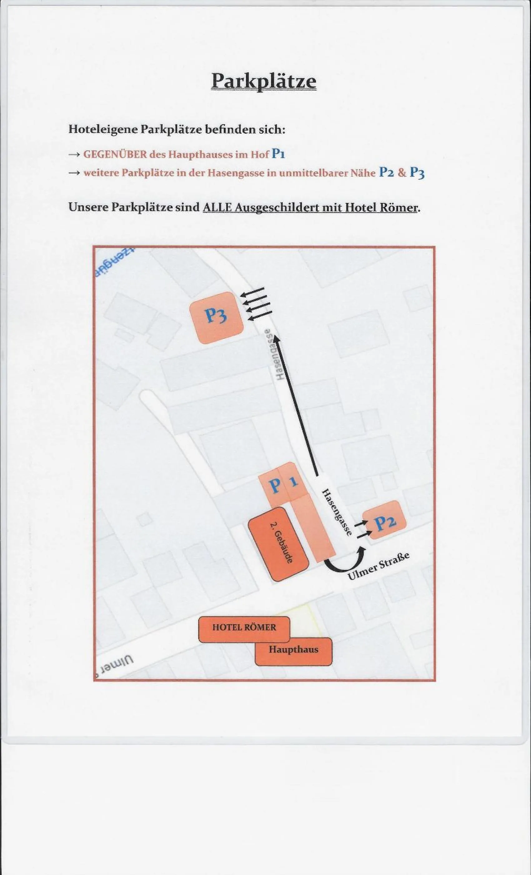 Property building in Hotel Römer