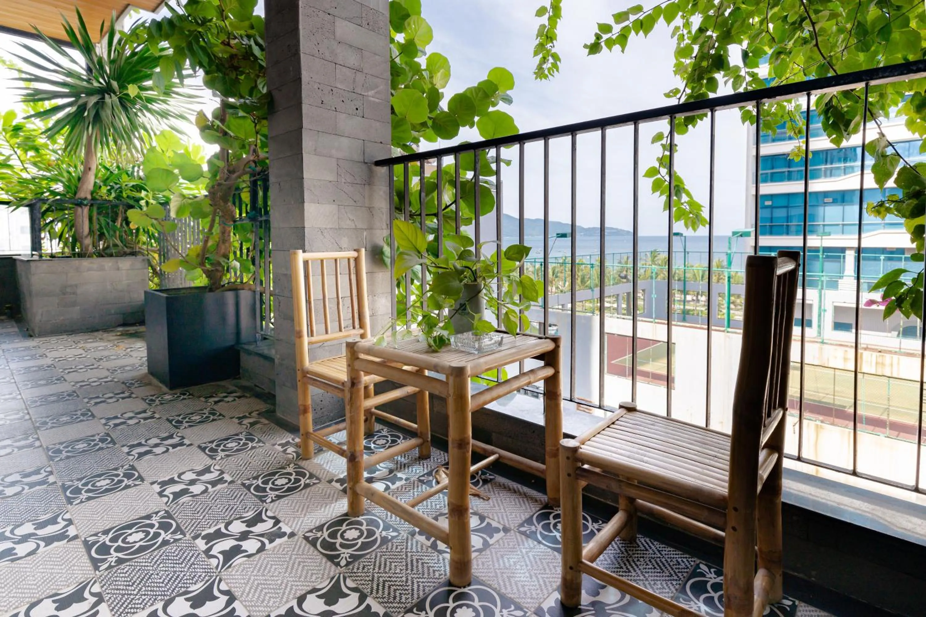 Balcony/Terrace in Chi House Danang Hotel and Apartment