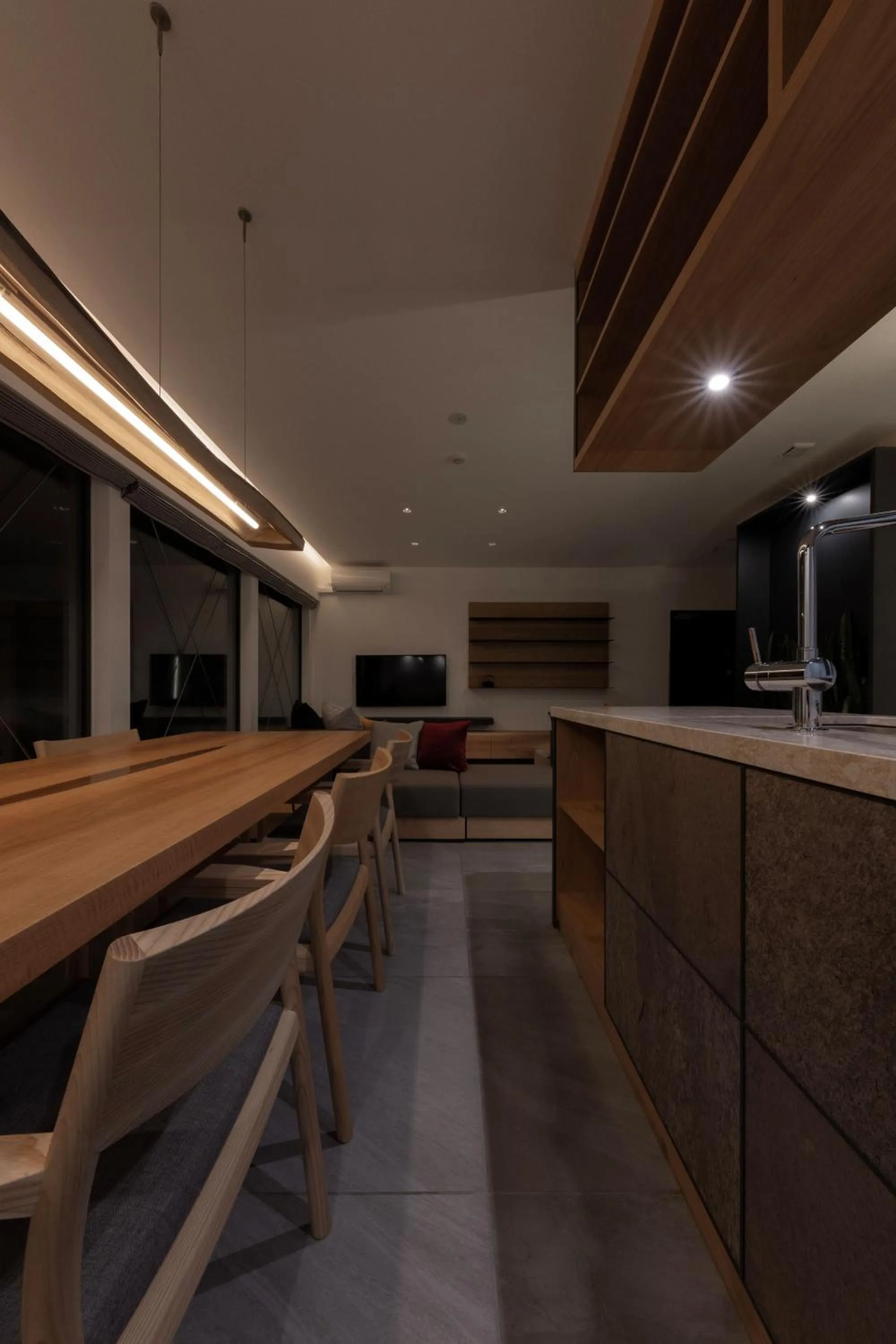 Dining area in Condominium ISHITEI Furano