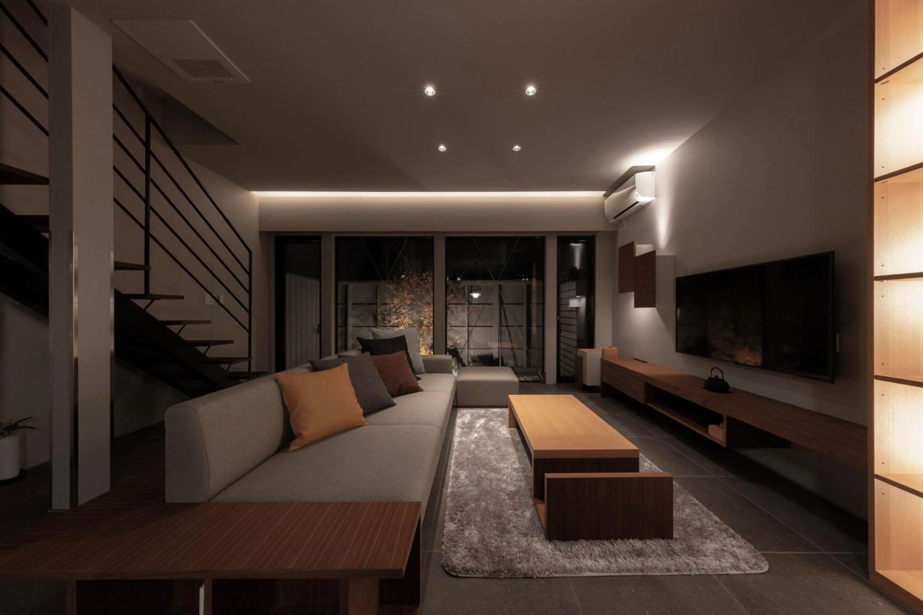 Living room in Condominium ISHITEI Furano