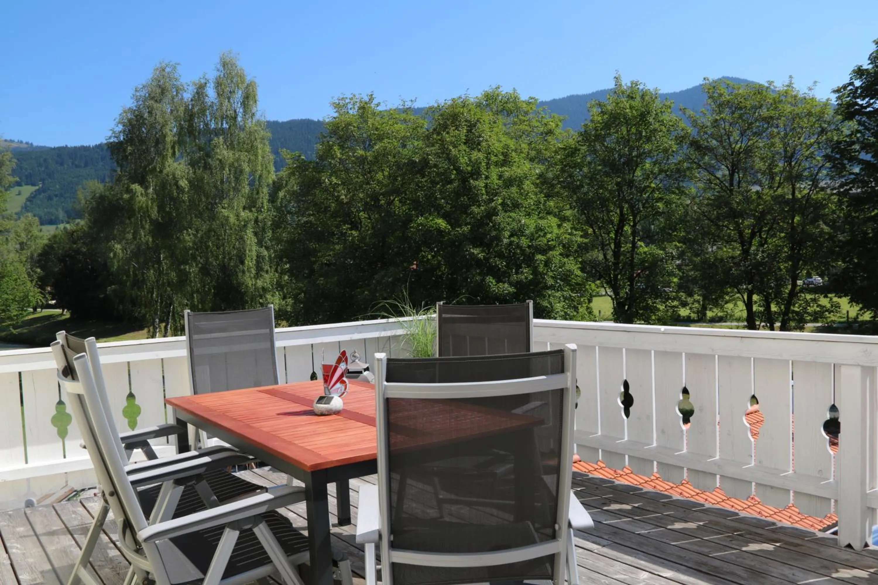 Balcony/Terrace in Hotel Garni Ammergauer Hof