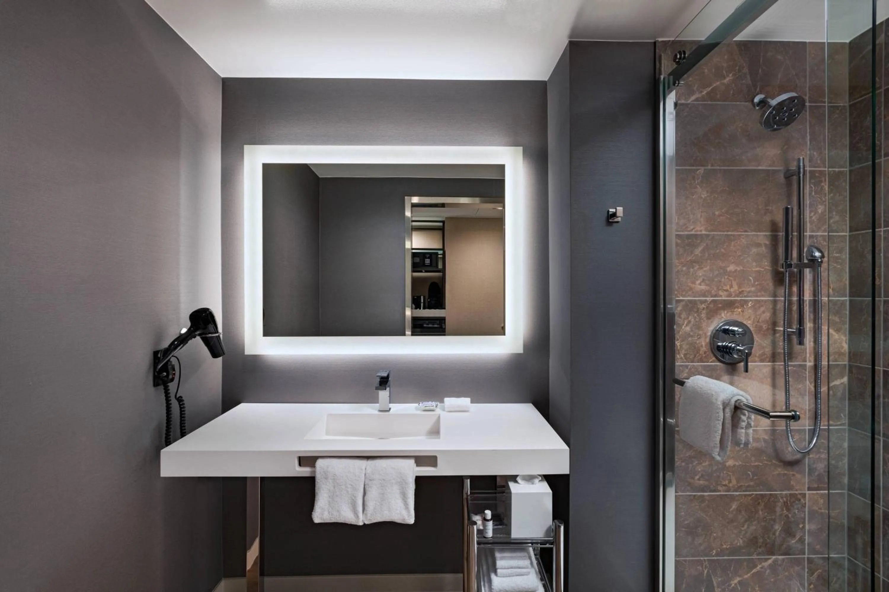 Bathroom in AC Hotel by Marriott Fort Worth Downtown