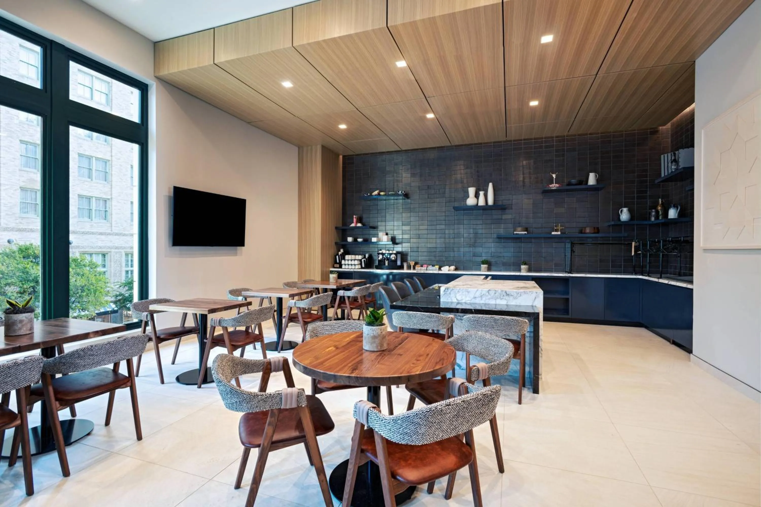 Kitchen or kitchenette in AC Hotel by Marriott Fort Worth Downtown