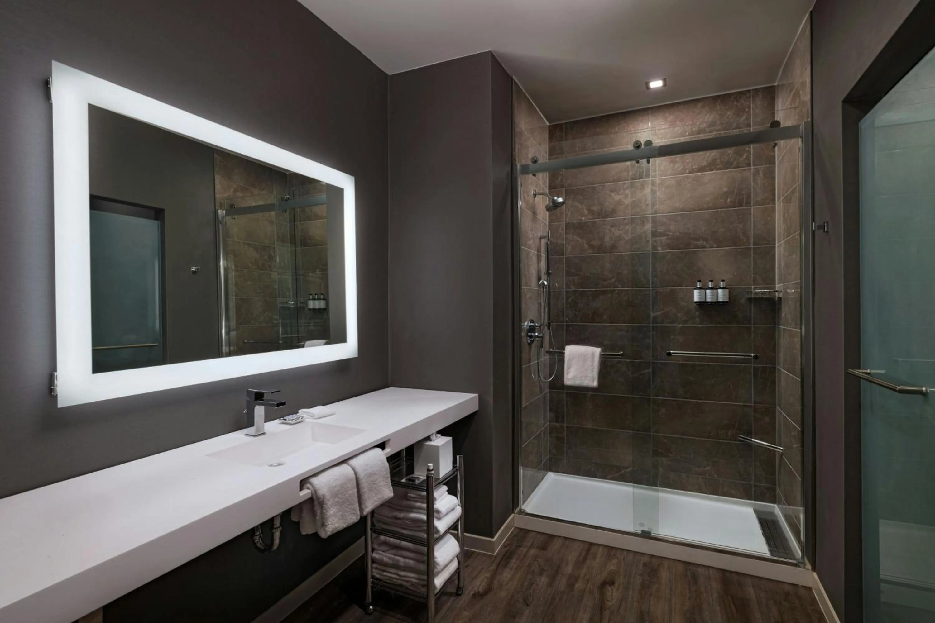 Bathroom in AC Hotel by Marriott Fort Worth Downtown