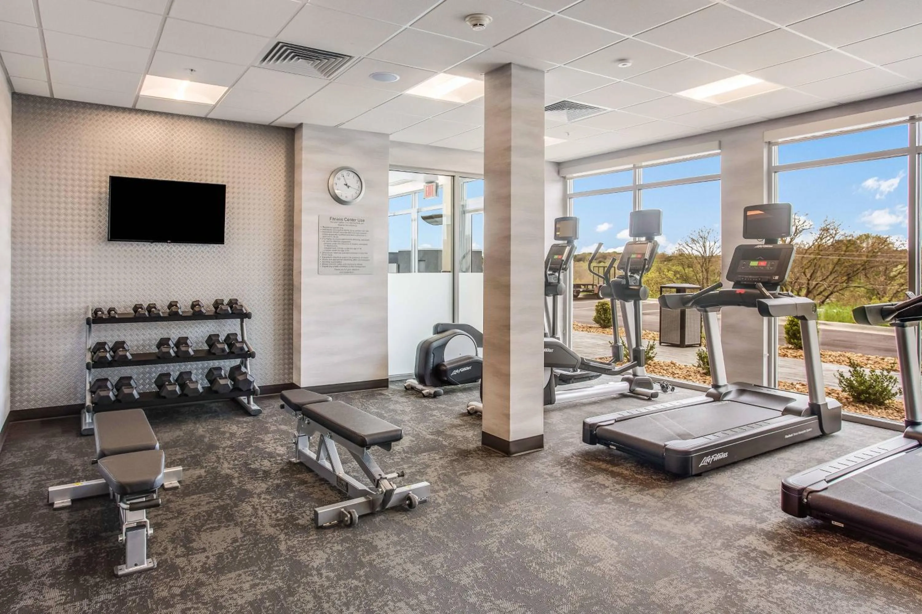 Fitness centre/facilities in Fairfield Inn & Suites Rolla